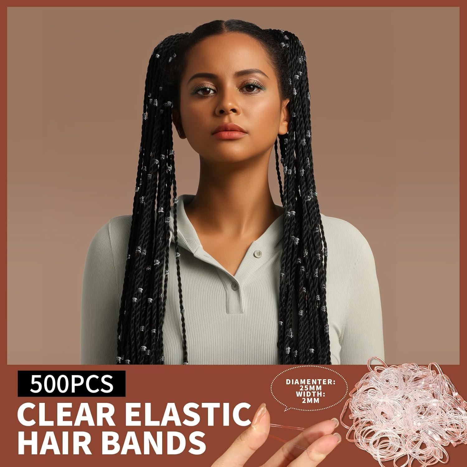 Kit de Accesorios para el Cabello Teenitor - 500 Bandas y Horquillas