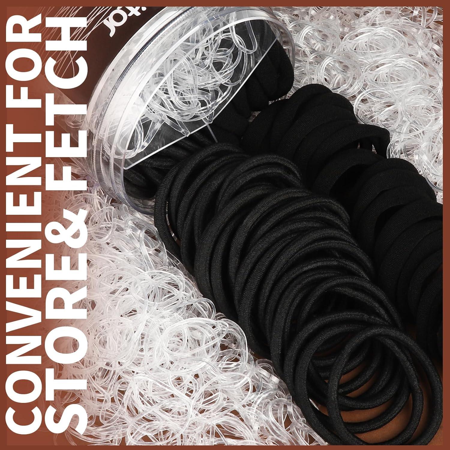 Kit de Accesorios para el Cabello Teenitor - 500 Bandas y Horquillas