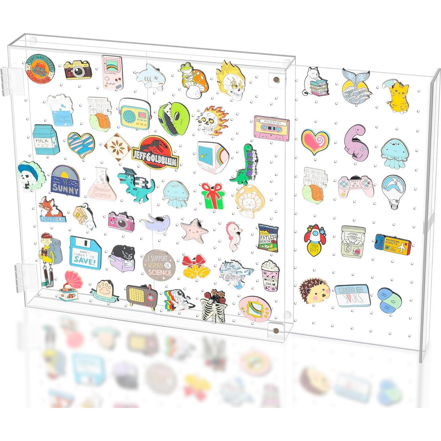 Caja de Exhibición de Pines Acrílico PACMAXI 25x25 cm