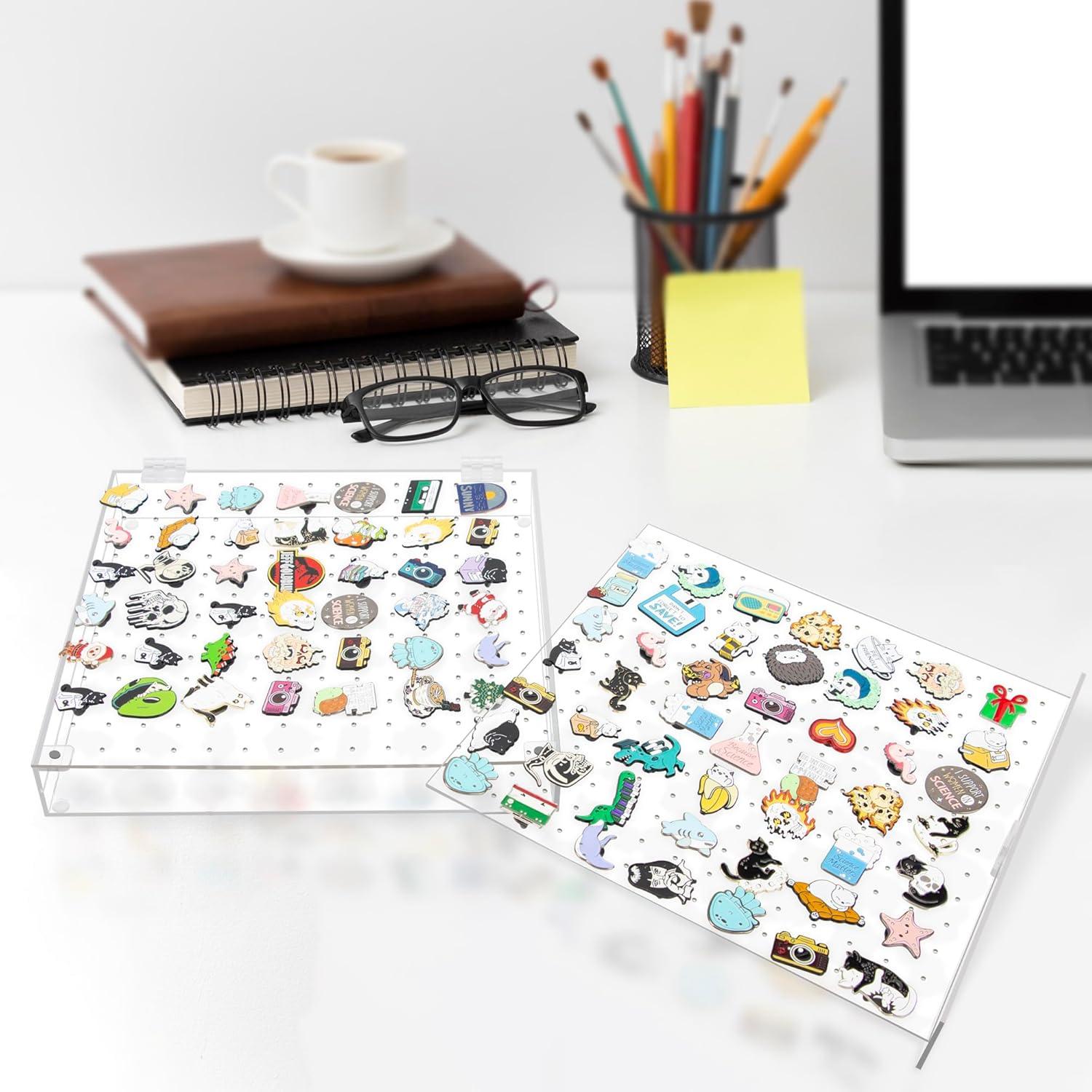 Caja de Exhibición de Pines Acrílico PACMAXI 25x25 cm