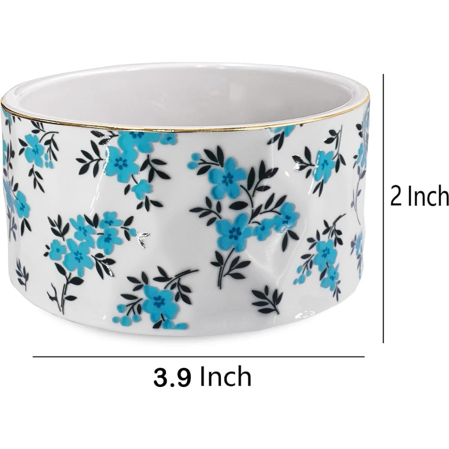 Soporte para Clips de Papel Cerámica HOMSUN Teal 9.5cm