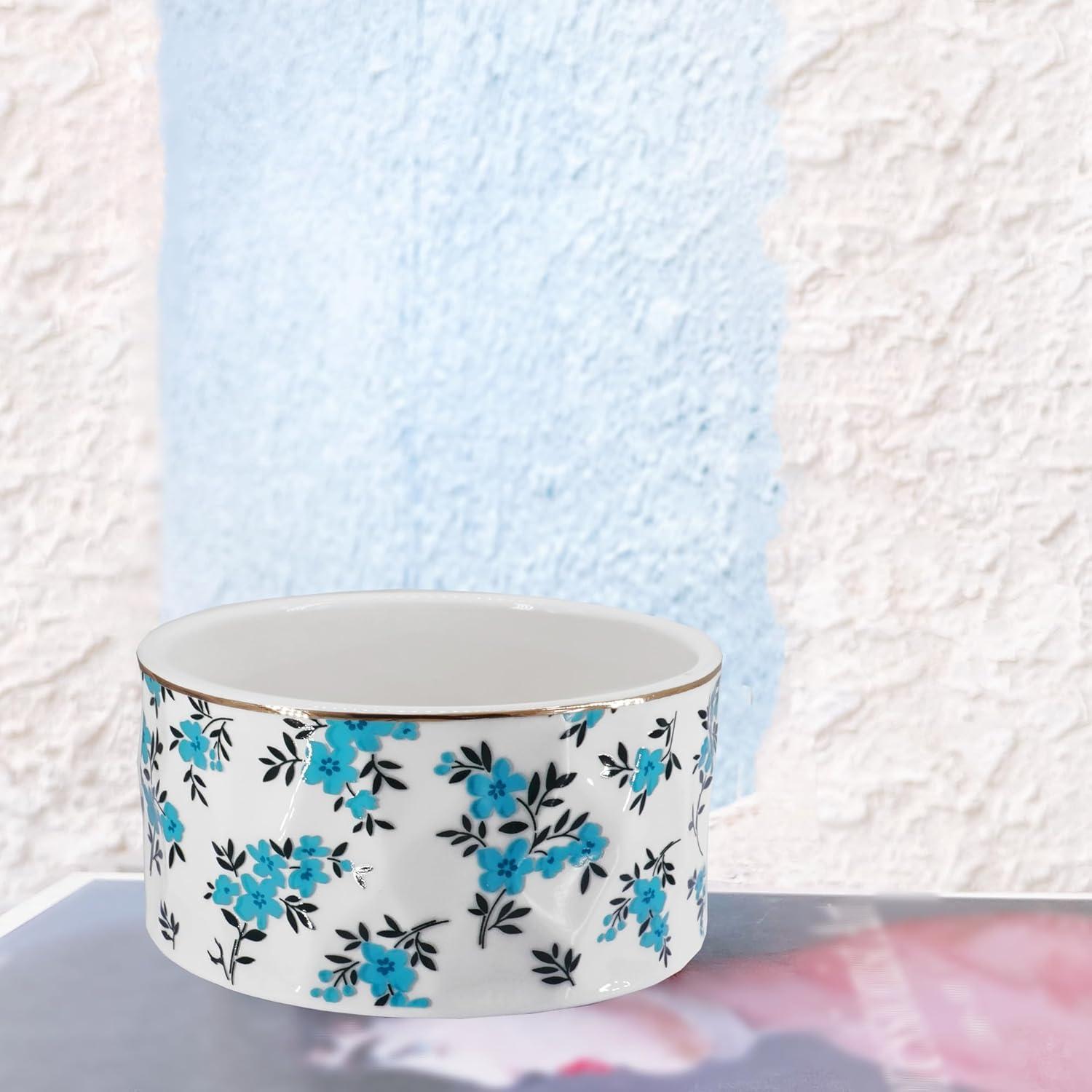 Soporte para Clips de Papel Cerámica HOMSUN Teal 9.5cm