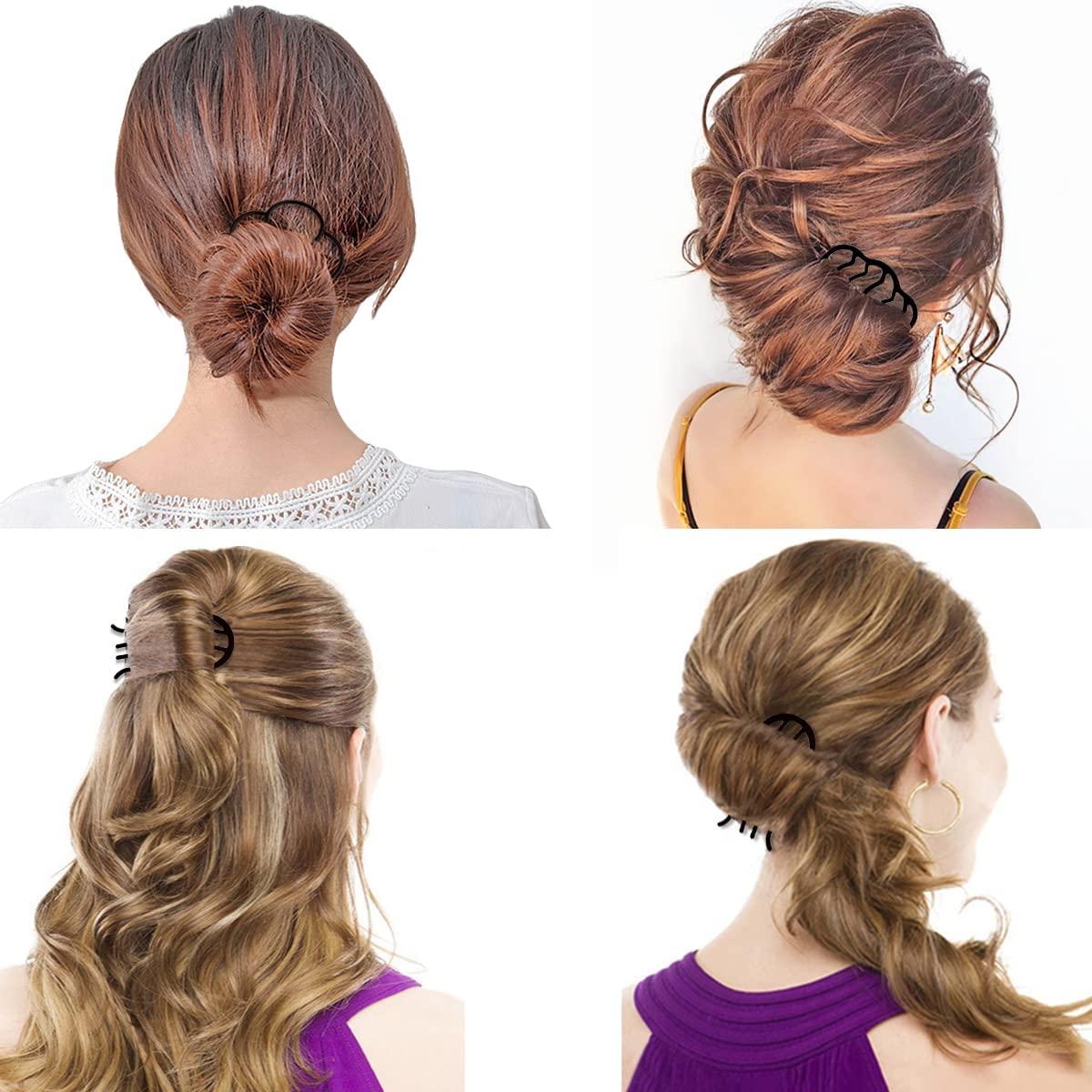 7 Peines Laterales de Metal LAPOHI para Peinados Elegantes