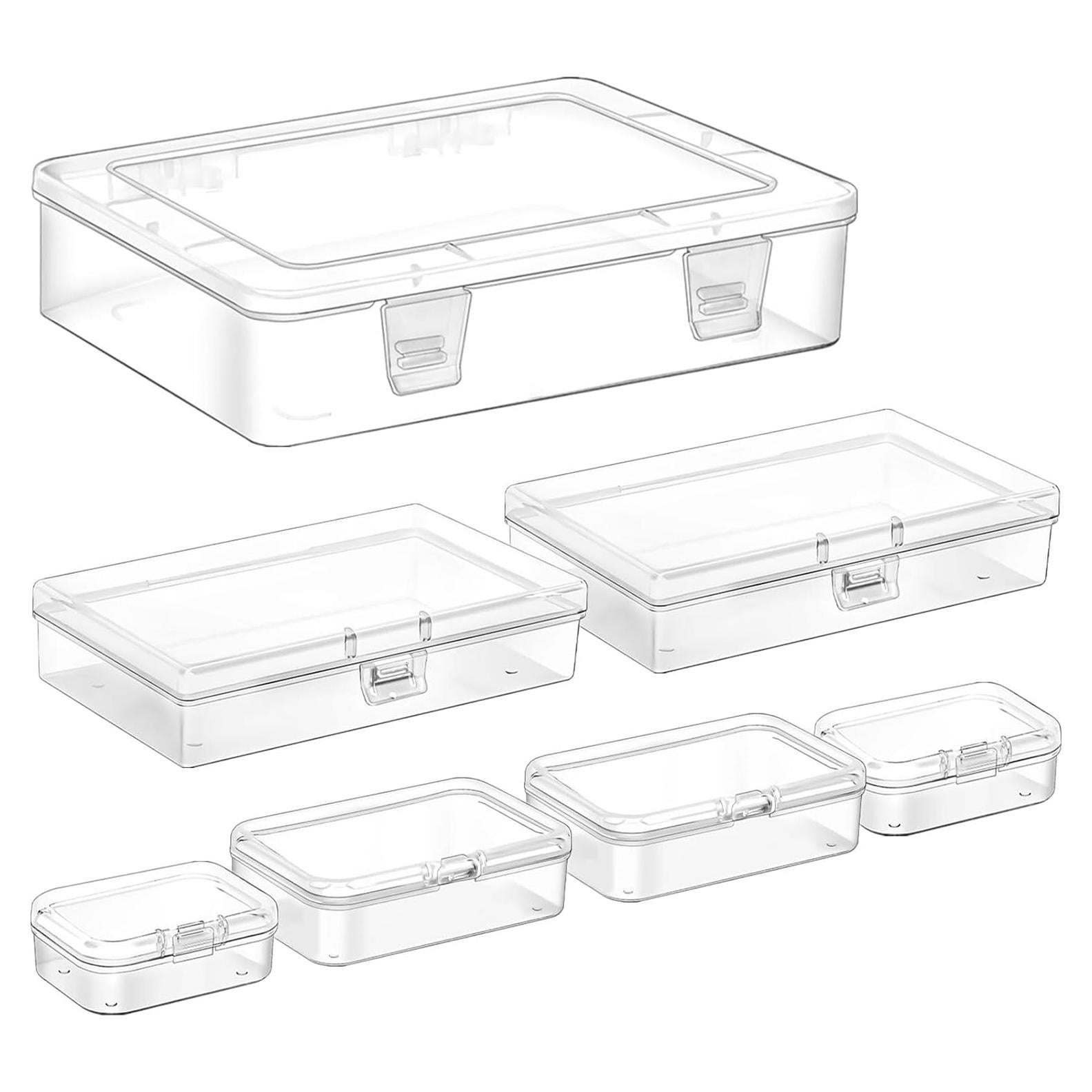 Contenedores Rectangulares Jutieuo 7 Piezas Plástico Transparente