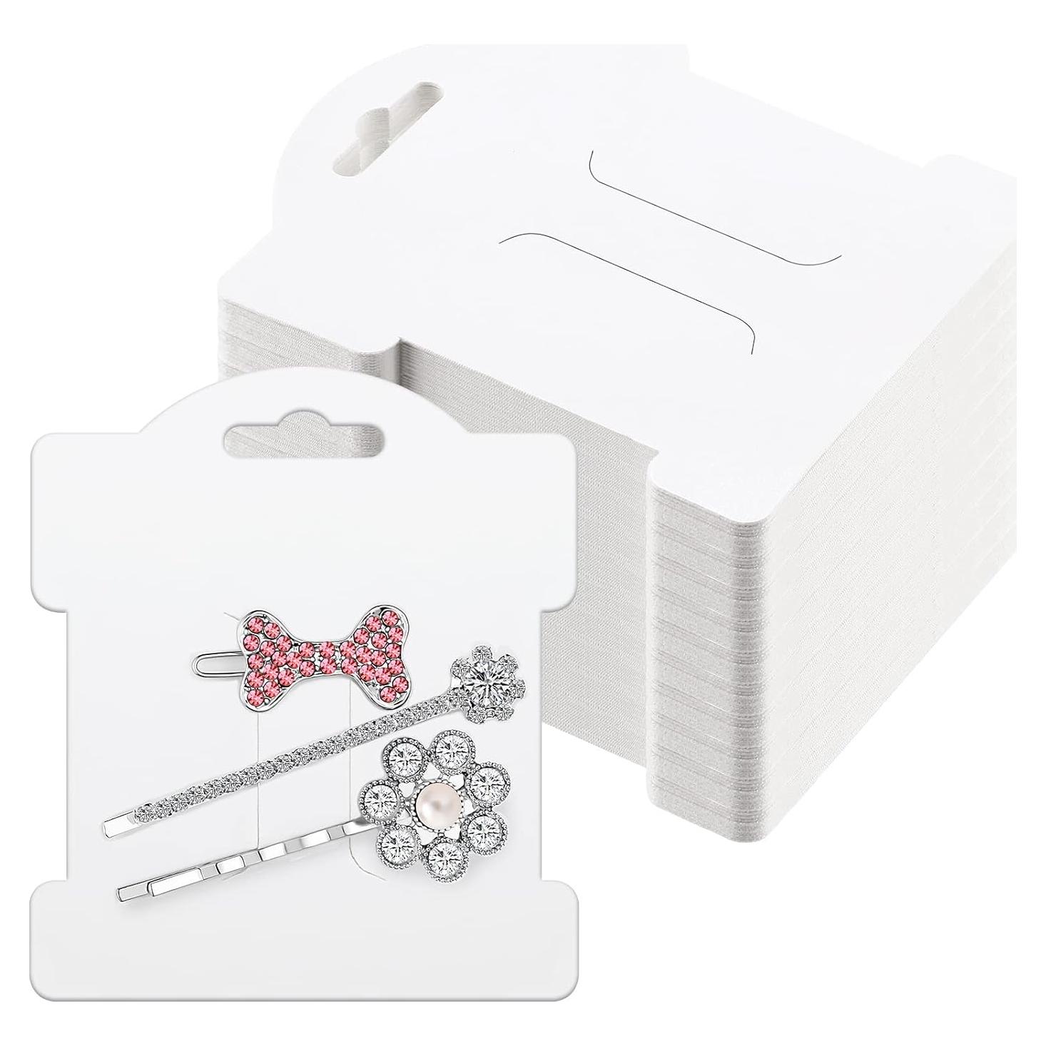 Tarjetas de Exhibición para Clips de Cabello Junkin 100 Pcs