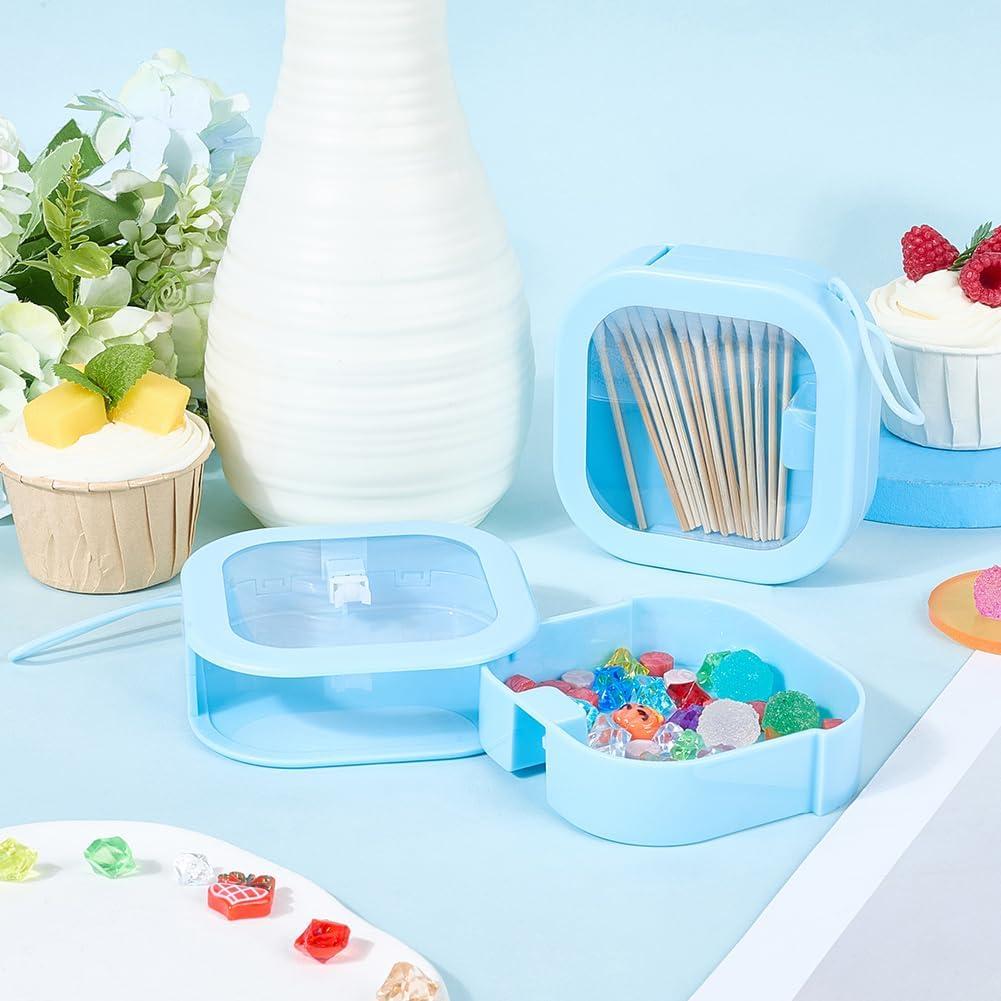 2 Piezas Organizador de Cabello SOFPLATE Blanco Transparente