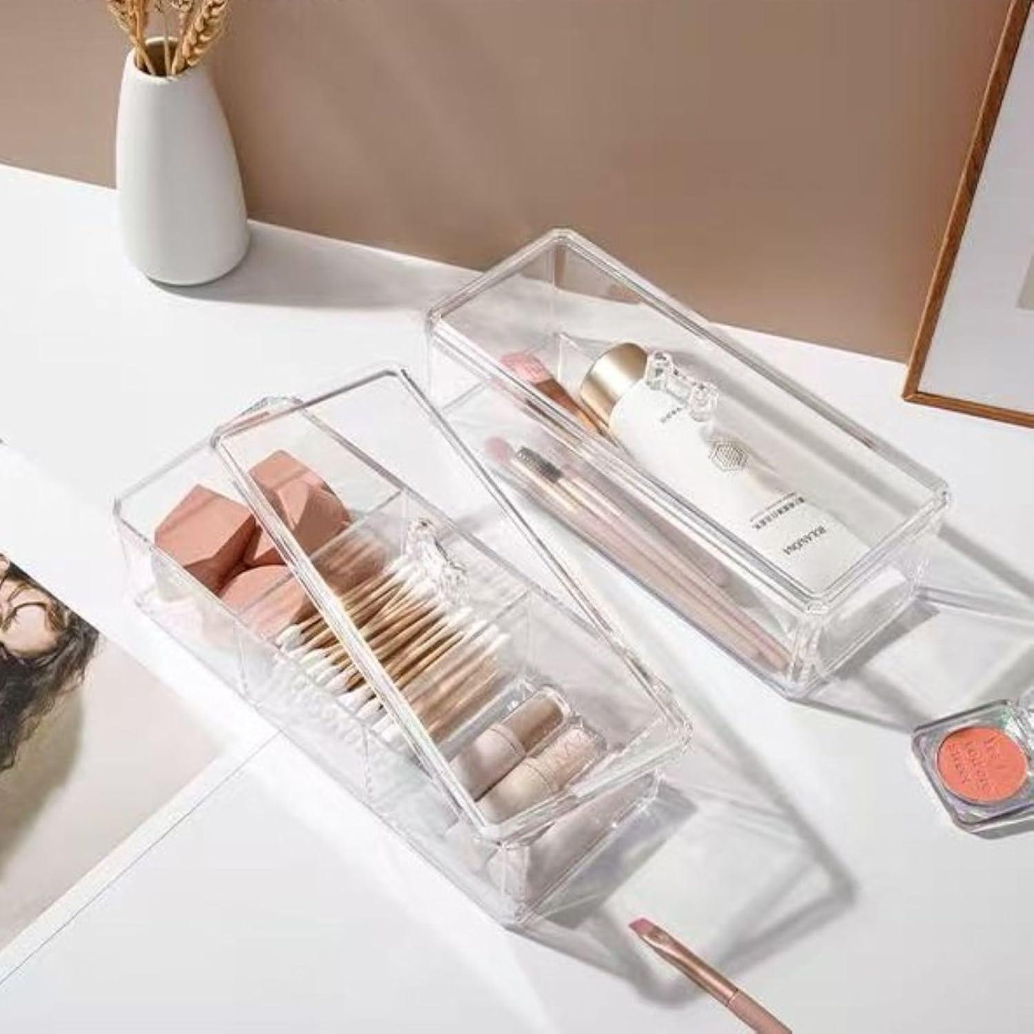 Organizador Acrílico Transparente PINGANBUSU 3 Compartimentos