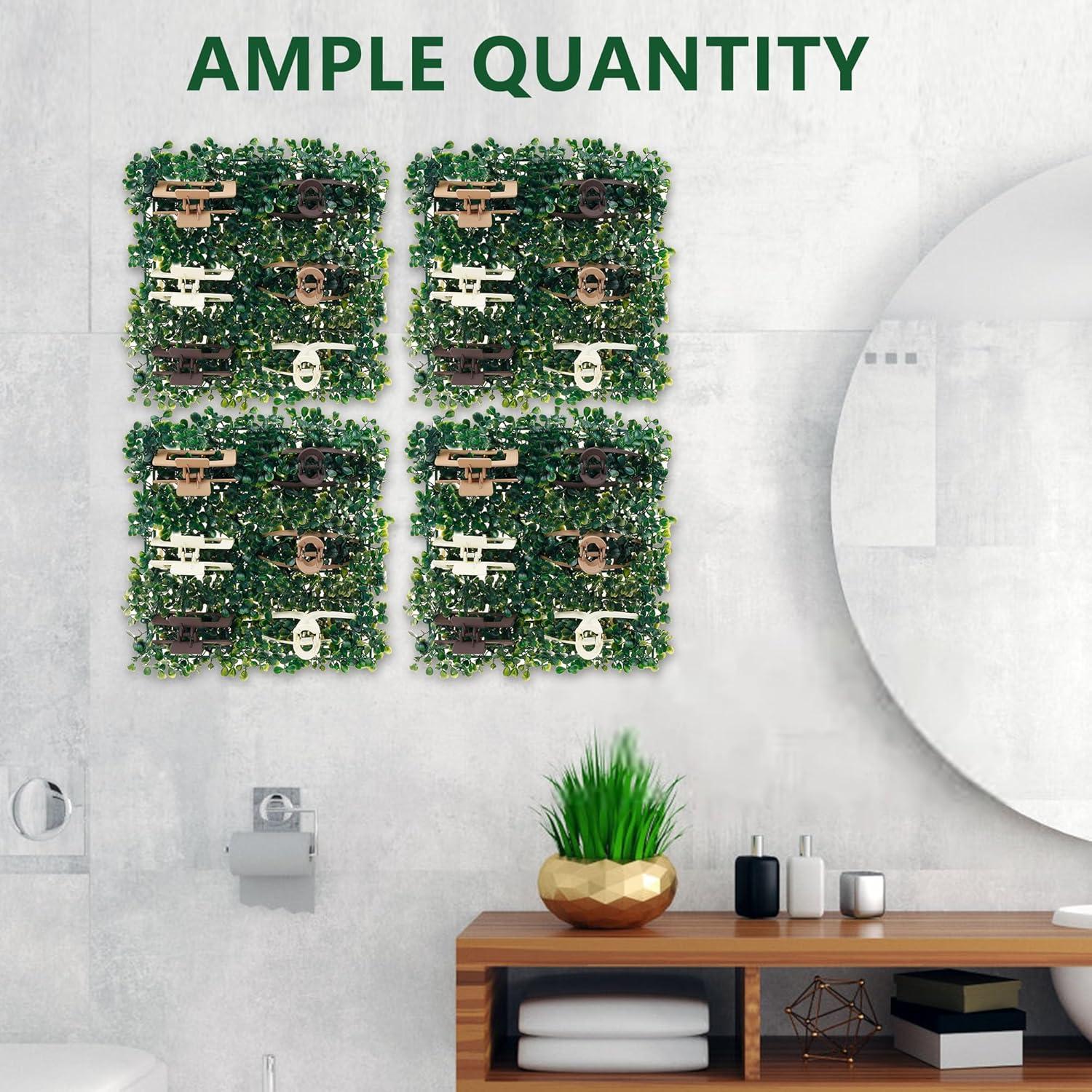 Organizador de Clips de Pelo ACOSIY Verde 4 Pcs 25.4x25.4 cm