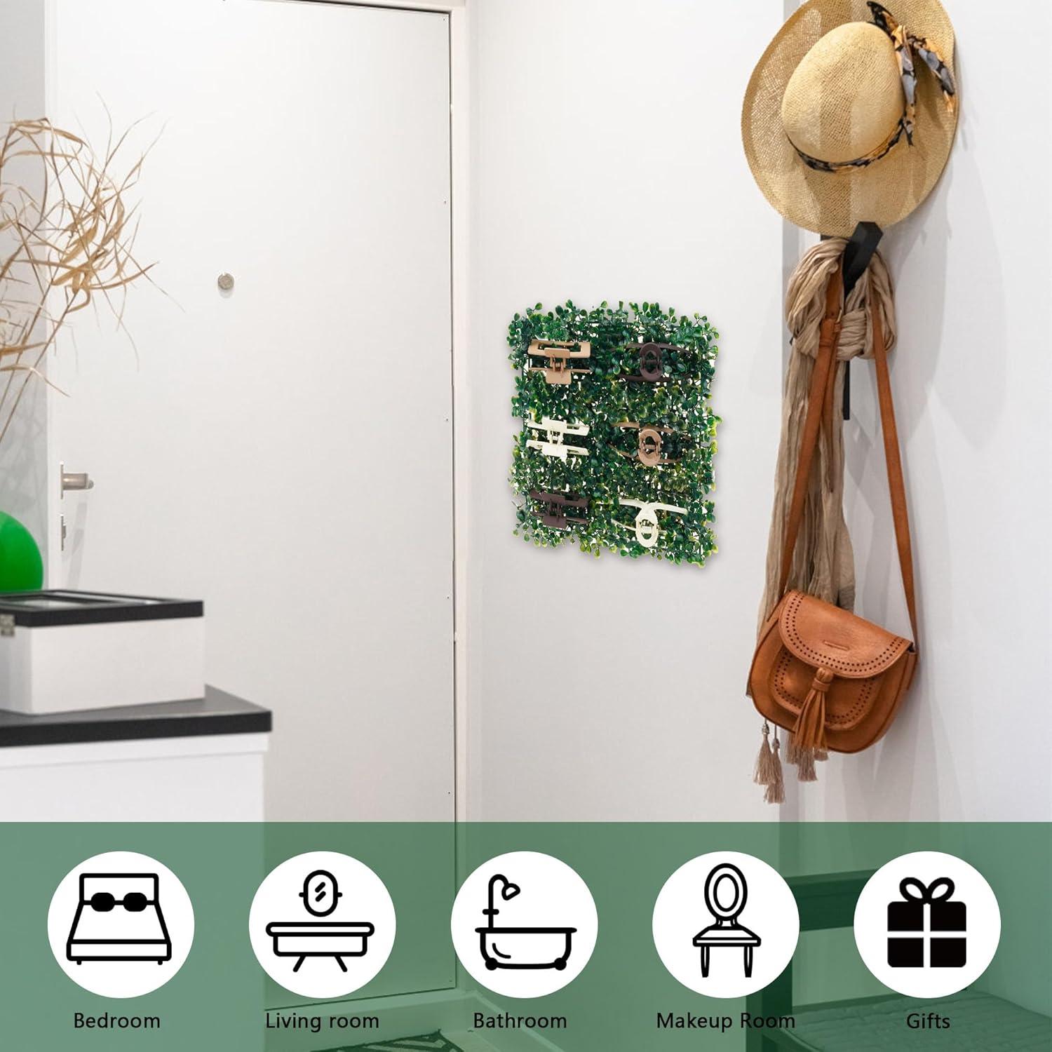 Organizador de Clips de Pelo ACOSIY Verde 4 Pcs 25.4x25.4 cm