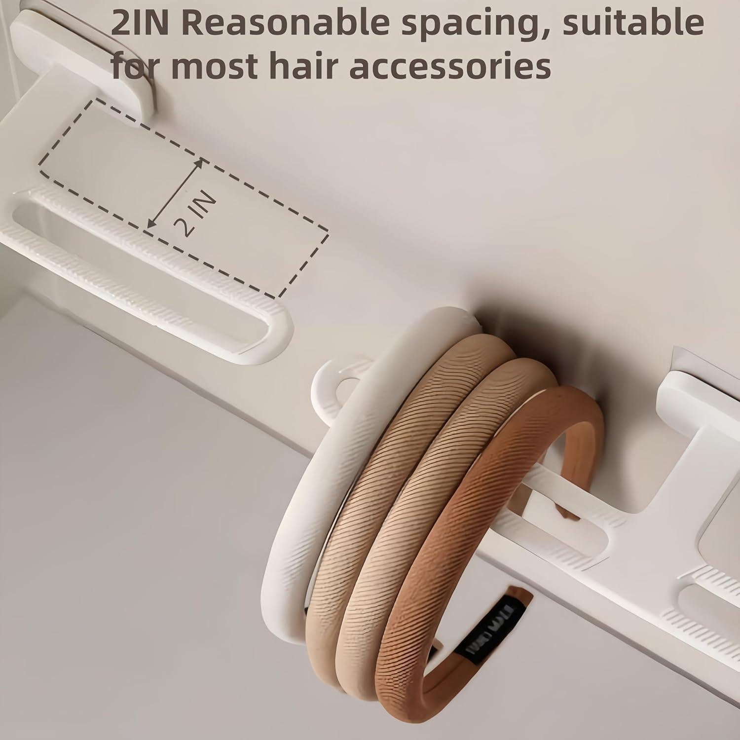 Soporte Organizador de Cabello BRIUNN - 2 Pcs Adhesivo Pared