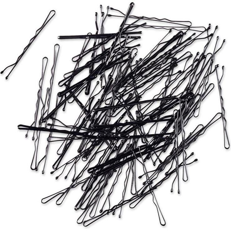 Pinzas para el cabello Scunci - Estuche negro 80 piezas