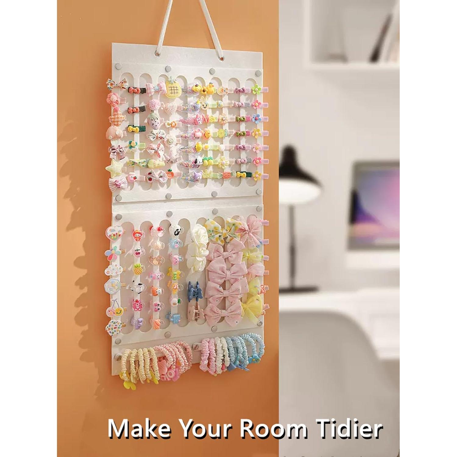 Organizador de Lazos para Cabello Aiqriwv - 2 Piezas Blanco