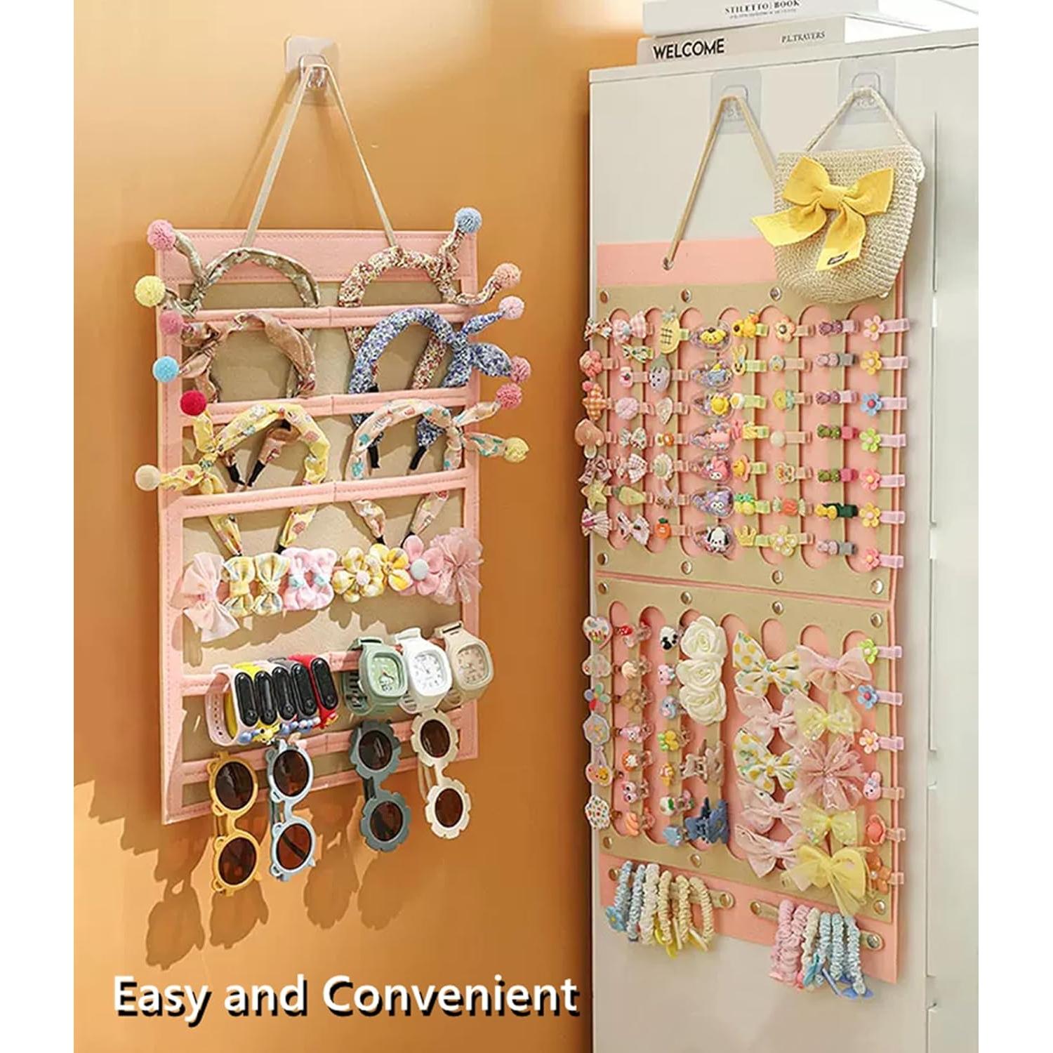 Organizador de Lazos para Cabello Aiqriwv - 2 Piezas Blanco