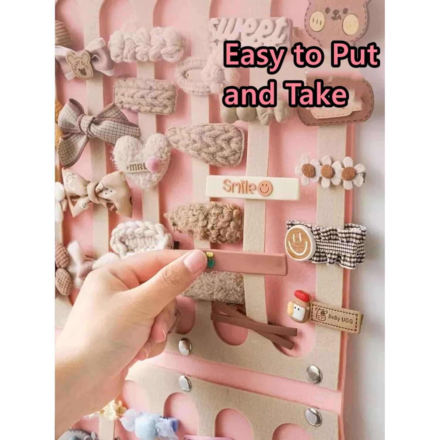 Organizador de Lazos para Cabello Aiqriwv - 2 Piezas Blanco