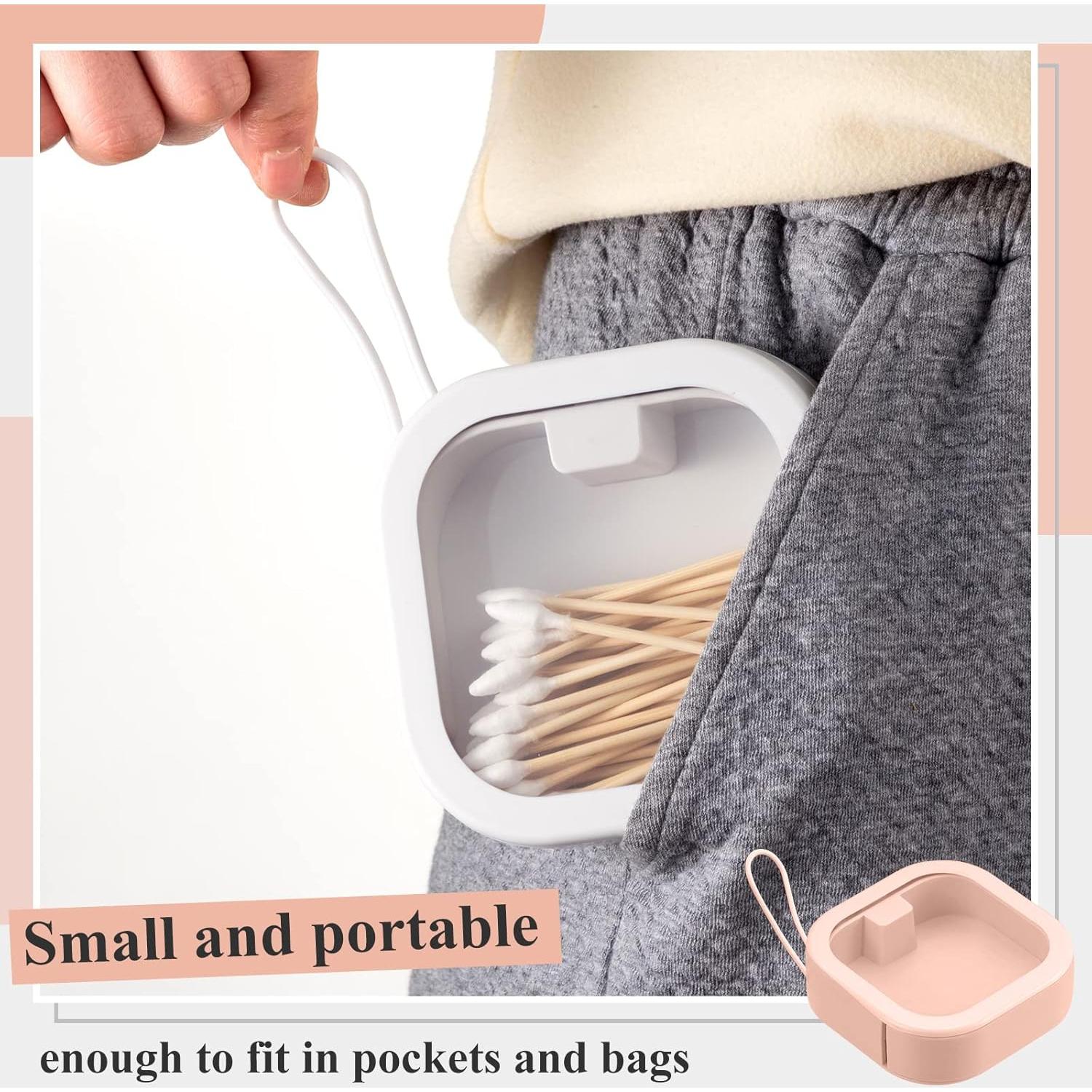 Organizador de Gomas de Pelo Kathfly 6 Piezas Rosa