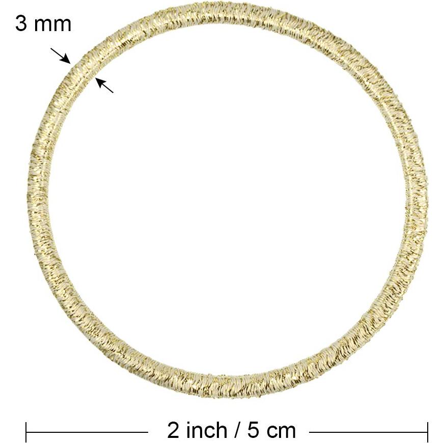 Gomas de Pelo Elásticas Sin Metal TecUnite 50 Piezas 3mm