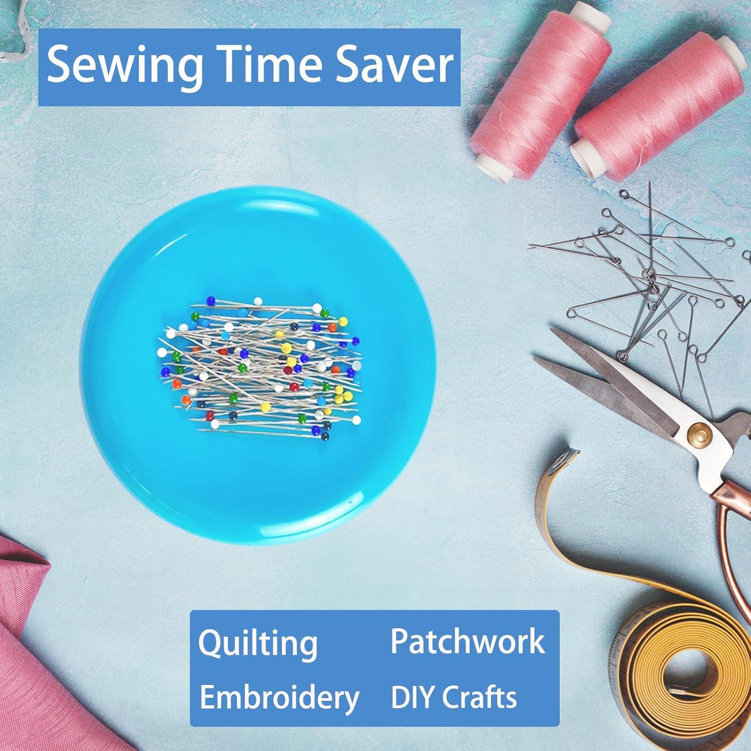 Alfiler Magnético Hilltian con 100 Alfileres de Plástico Azul