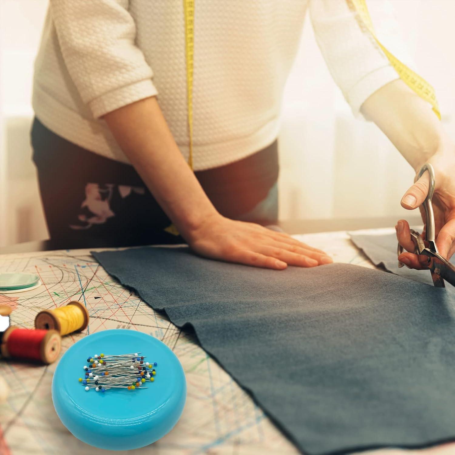 Alfiler Magnético Hilltian con 100 Alfileres de Plástico Azul