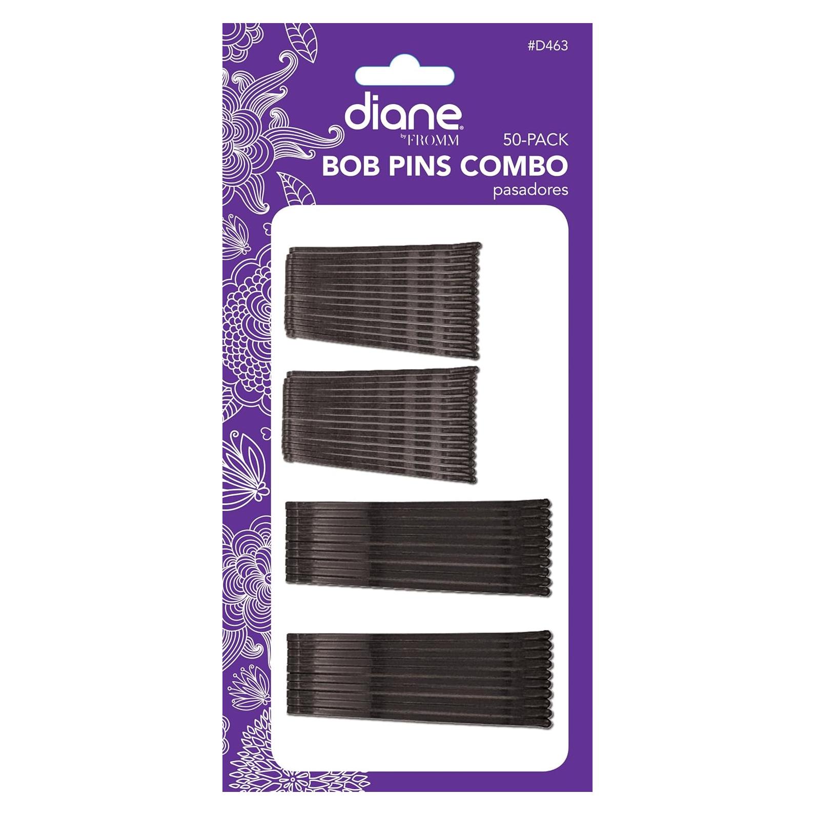 Pasadores Negros Diane 2" y 2.5" para Cabello - Paquete de 50