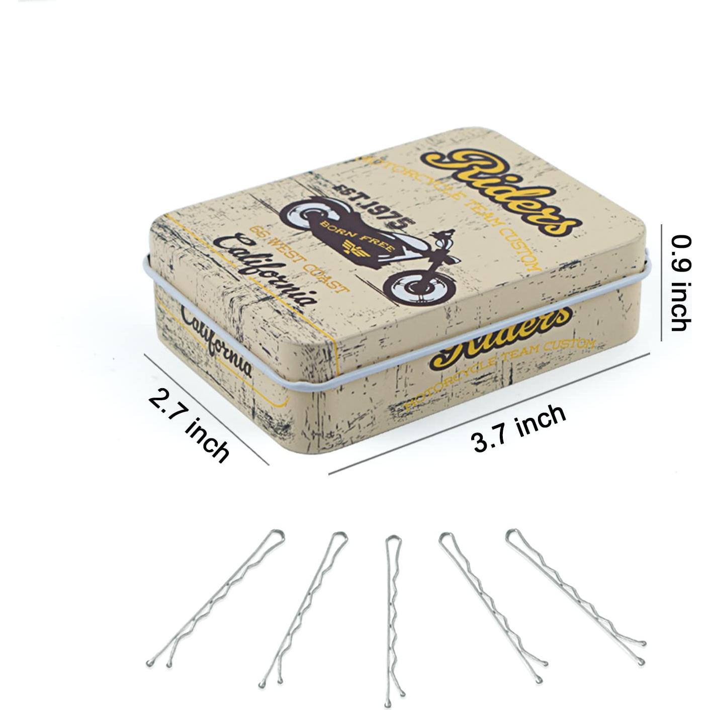 Pinzas para el Cabello Largas MAORULU 100 Unidades Plata