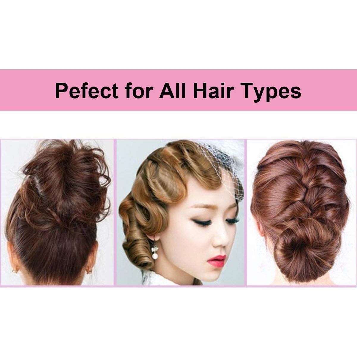 Pinzas para el Cabello Largas MAORULU 100 Unidades Plata