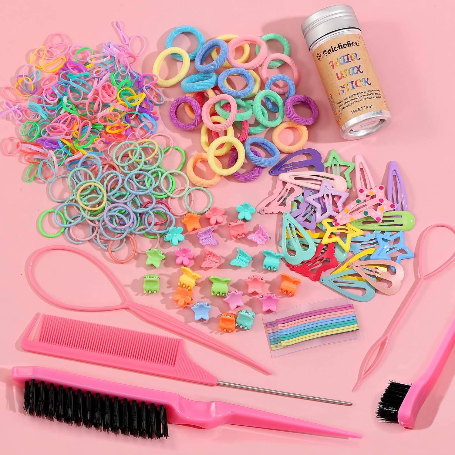 Set de Accesorios para el Cabello Seiolieliou - 1350P Gomas y Pinzas