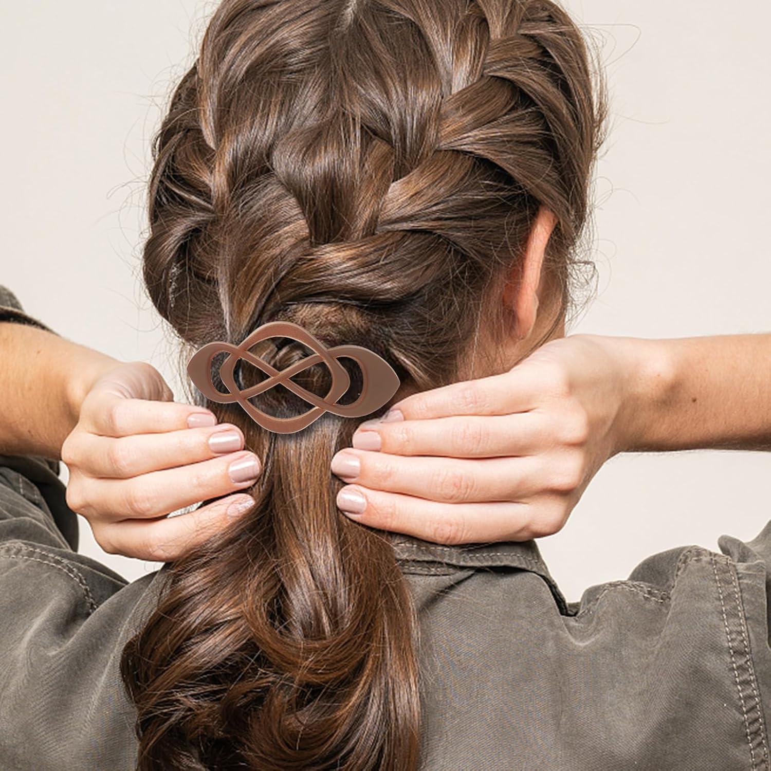 Clip de Barrette Francés Vintage Amairver - Paquete de 4 Accesorios