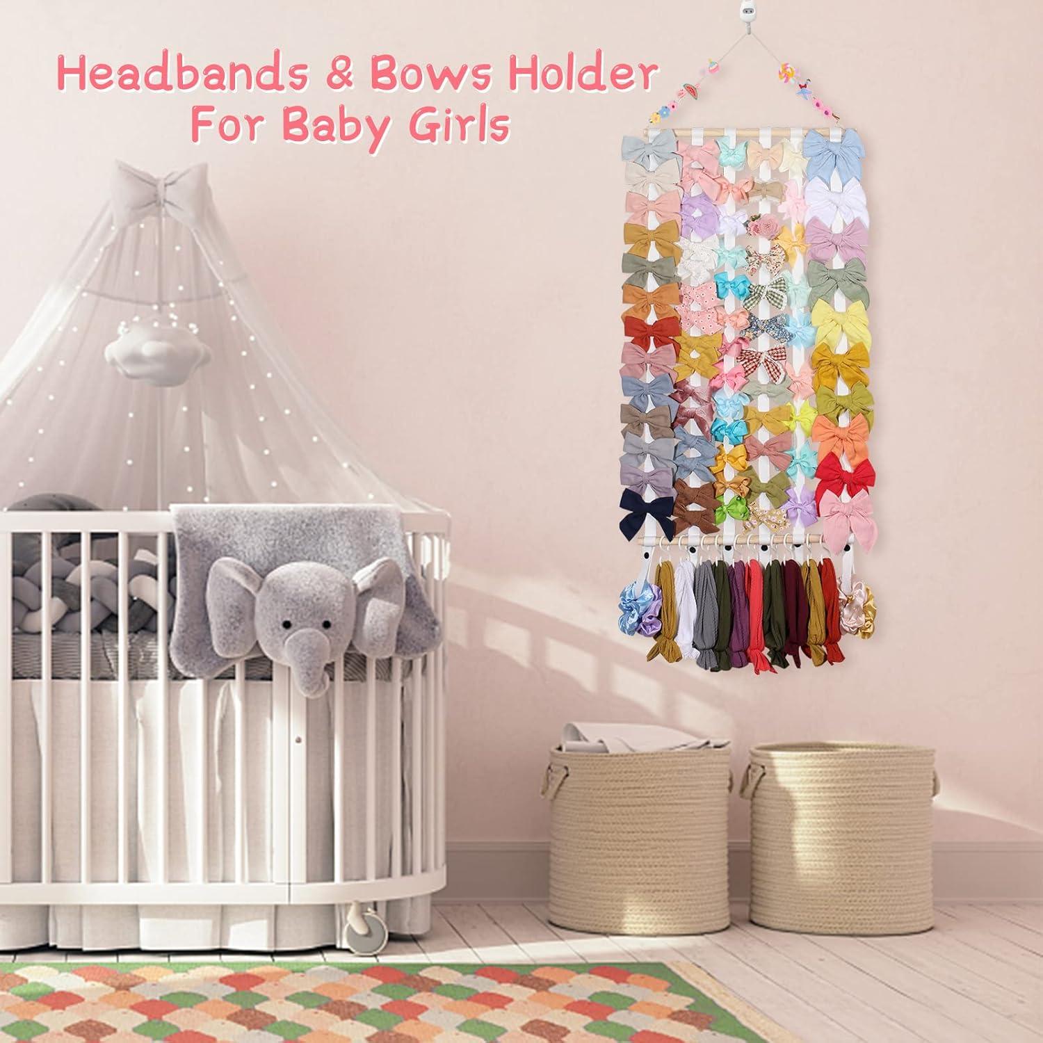 Organizador de Moños OAOLEER para Niñas - Almacenamiento Clips y Diademas