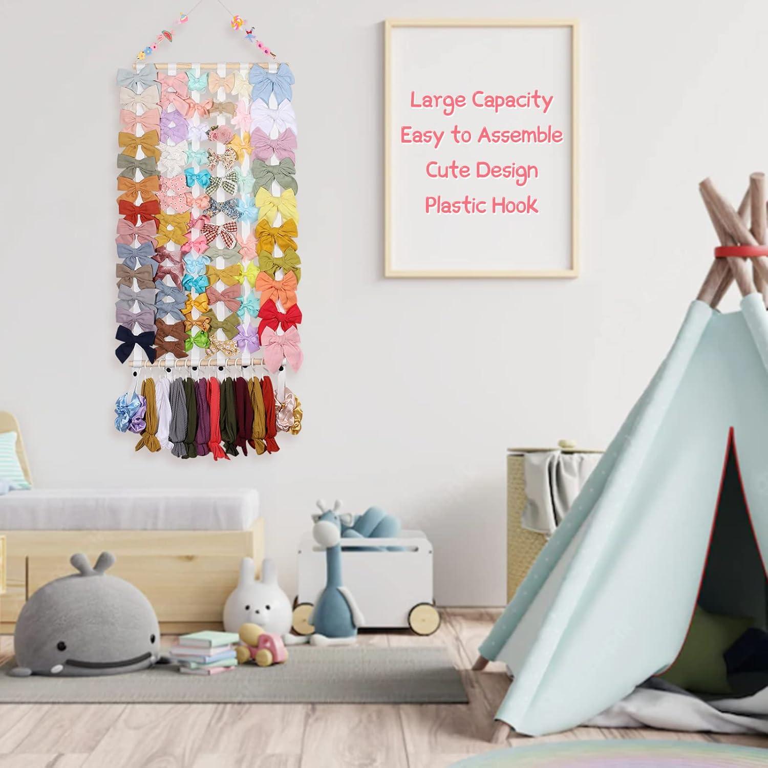 Organizador de Moños OAOLEER para Niñas - Almacenamiento Clips y Diademas