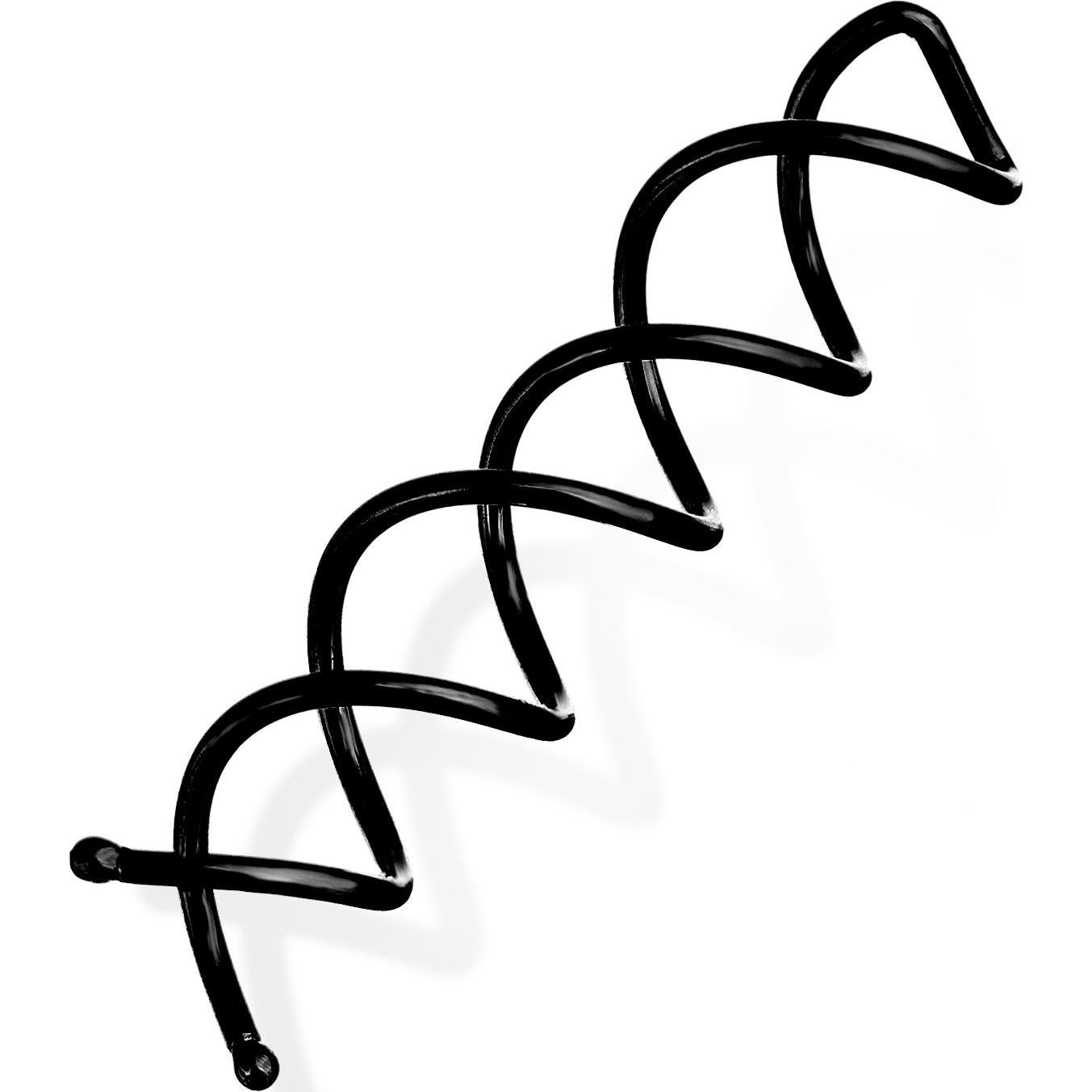 Clip de Cabello Espiral eBoot - 20 Piezas Negro, Peines para Moños