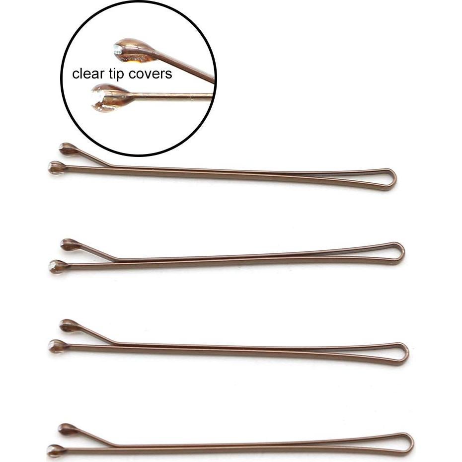 Pinzas de Pelo Dofash Grandes Marrones 60 Piezas 5CM