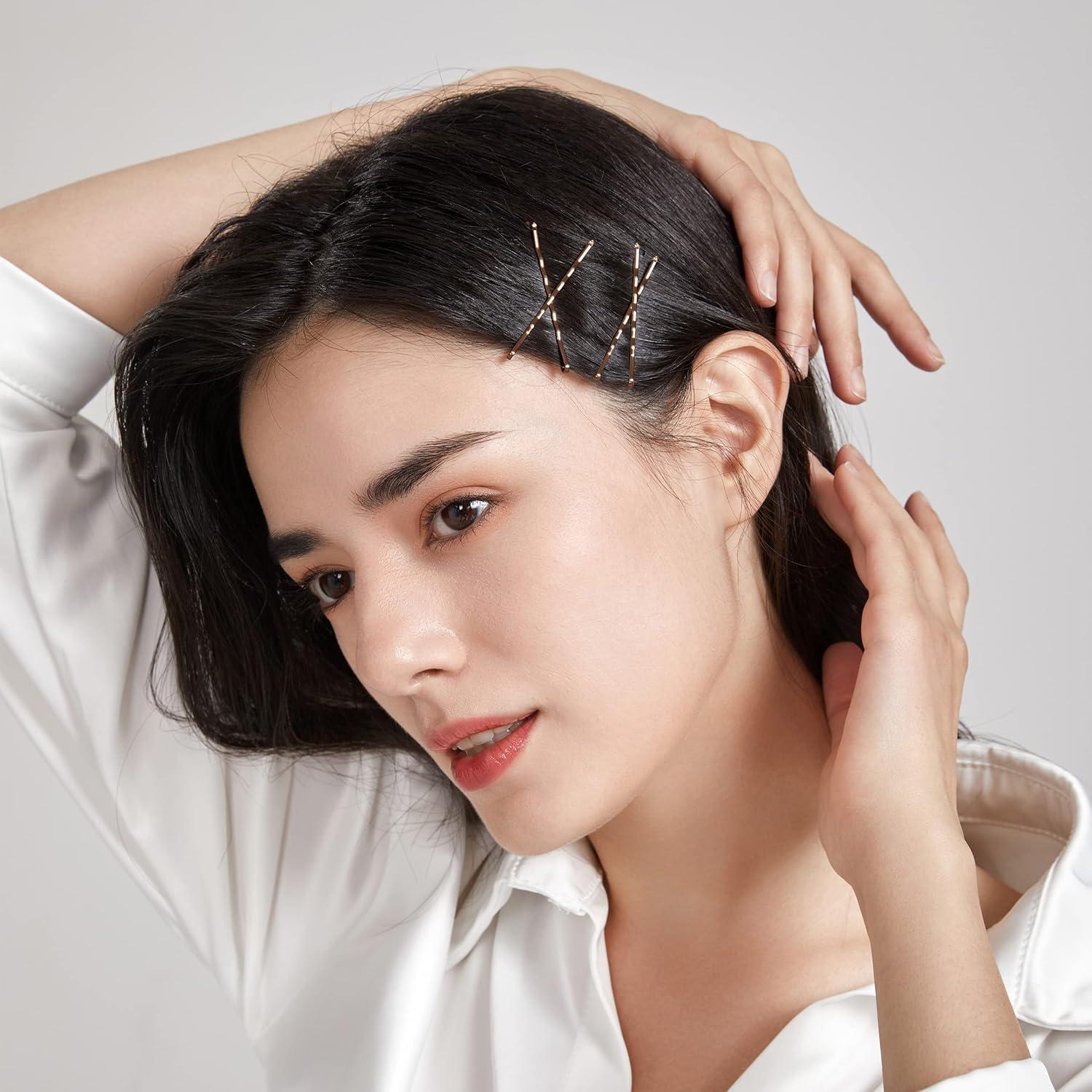 Pinzas de Pelo Dofash Grandes Marrones 60 Piezas 5CM