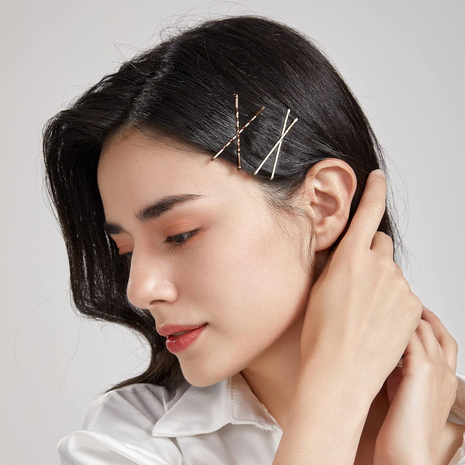 Pinzas para Cabello Dofash Metal 5cm Rubias 60pcs