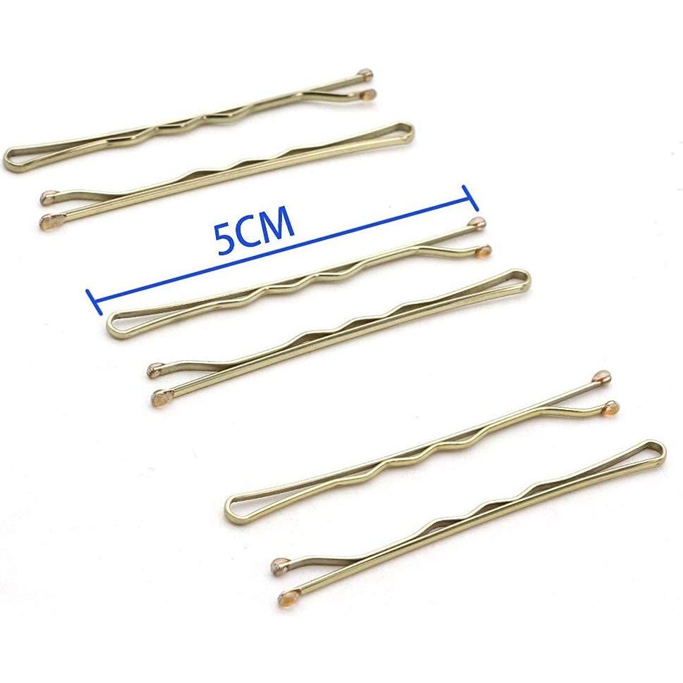 Pinzas para Cabello Dofash Metal 5cm Rubias 60pcs