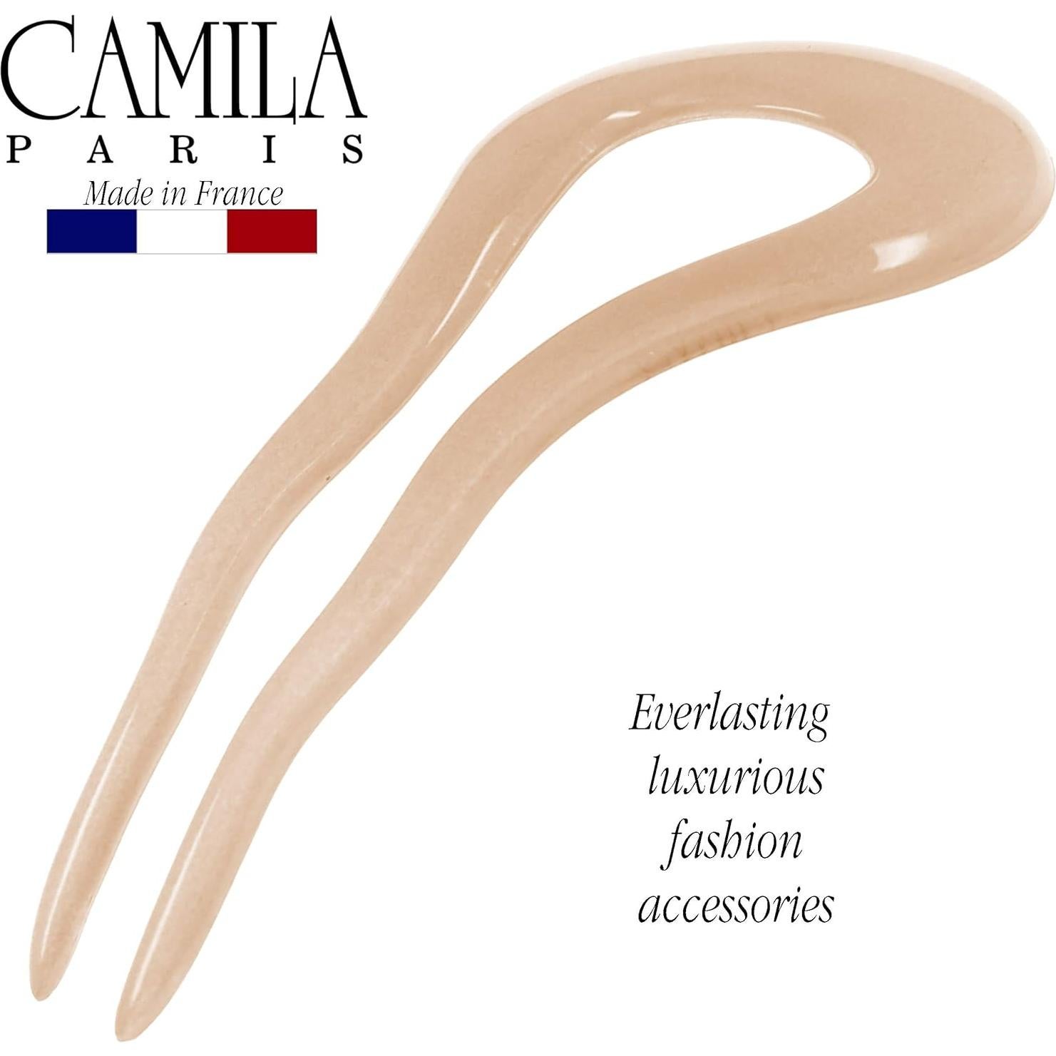 Horquilla de Cabello Camila Paris CP3096 Beige 8.9 cm