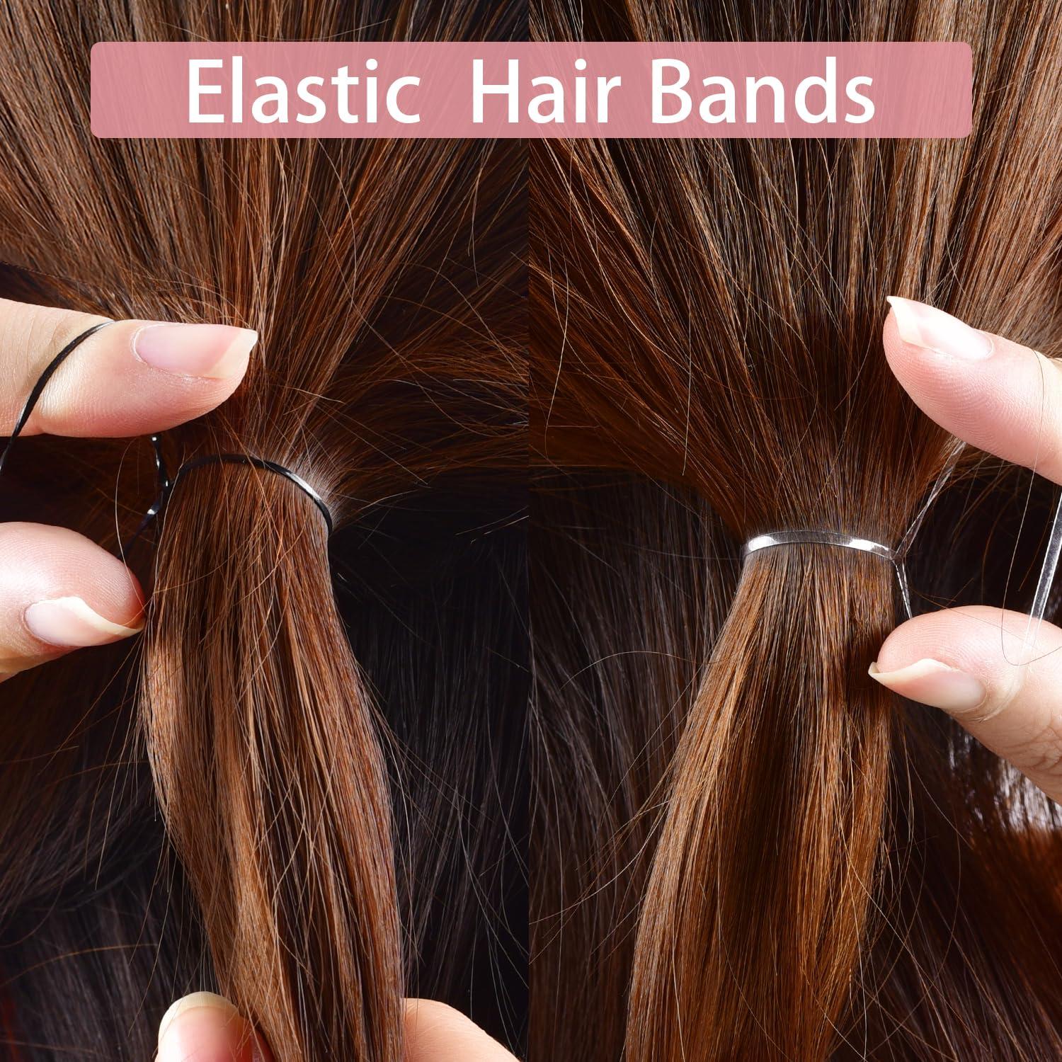 Kit de Gomas de Pelo IKOCO 1000 Pcs con Herramientas y Peine