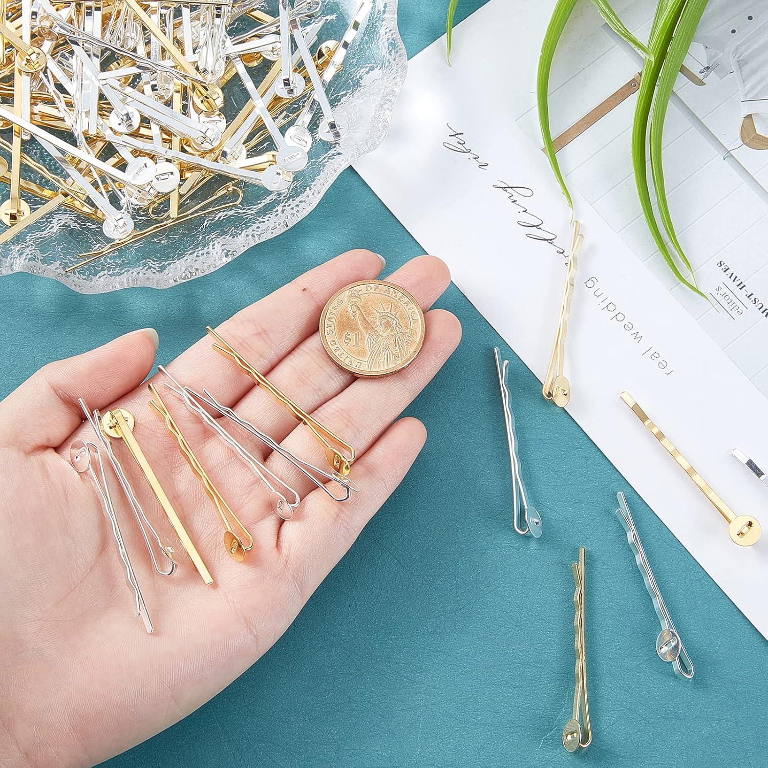 100 Pasadores de Cabello Arricraft 51.5mm Plateados y Dorados