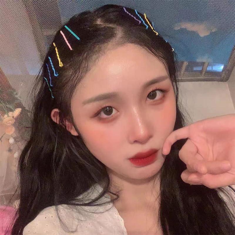 50 Horquillas de Acero Inoxidable para Cabello Coloridas