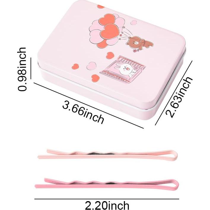 50 Horquillas de Acero Inoxidable para Cabello Coloridas