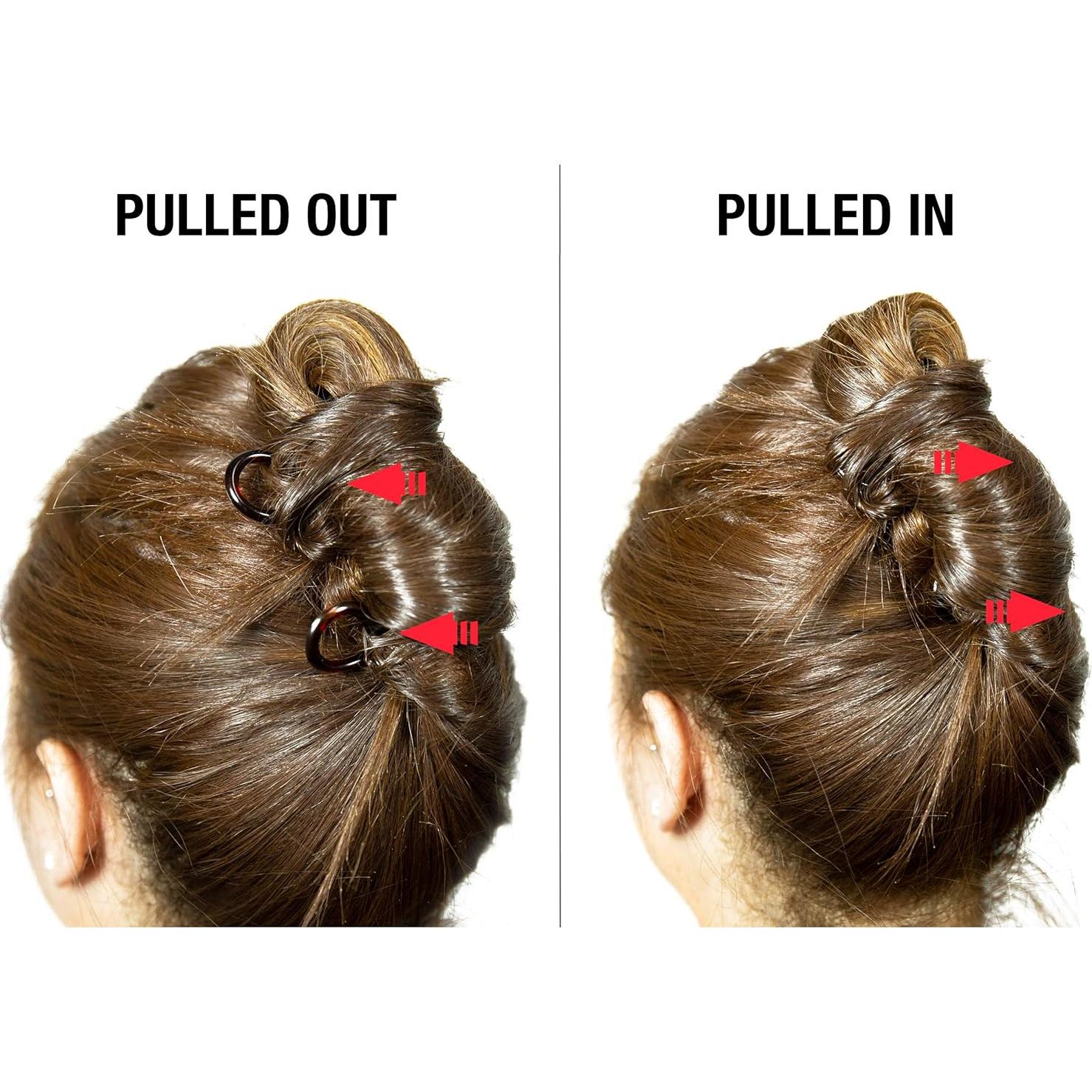 Horquillas de Pelo Camila Paris AD823 Carey 2 Piezas 8.89 cm