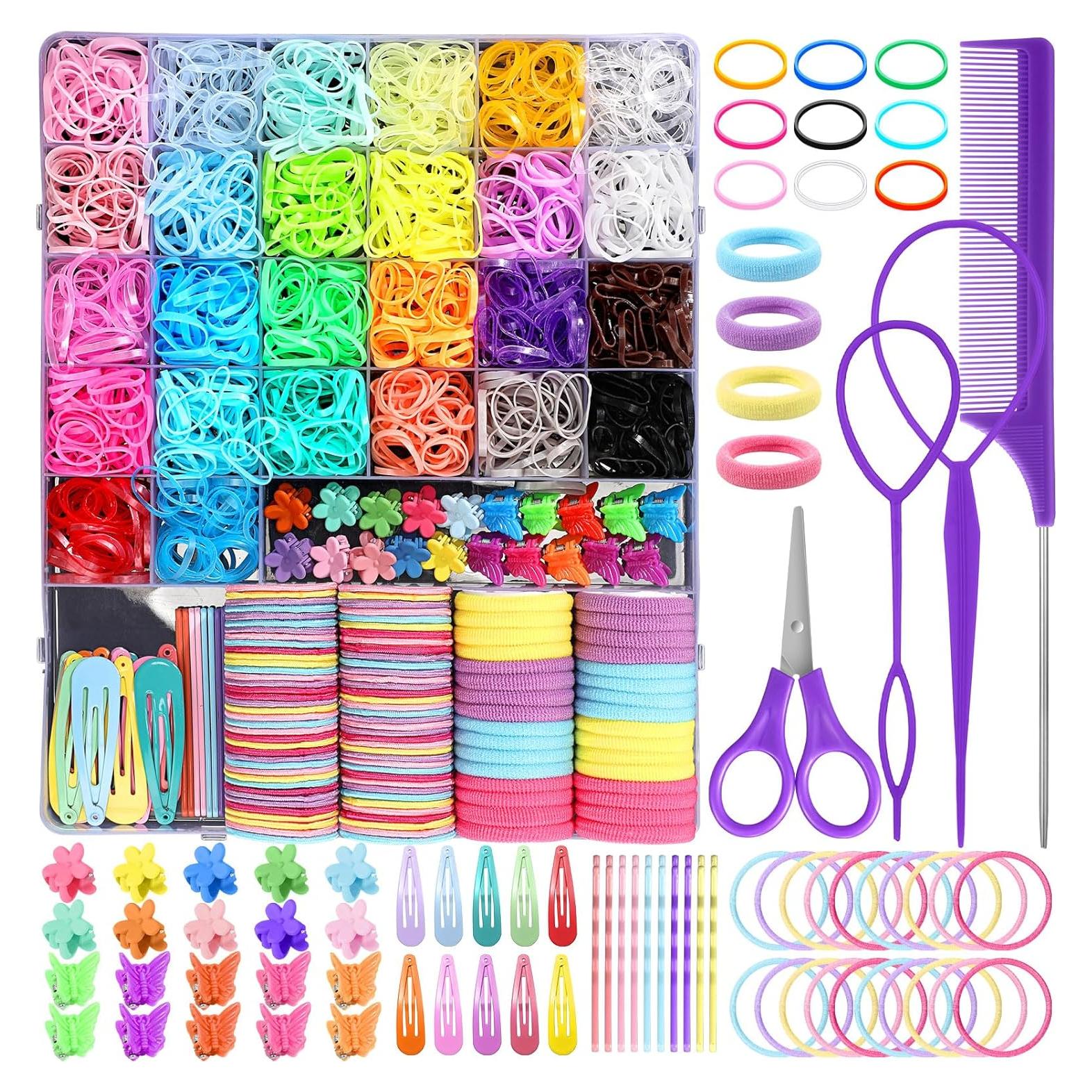 Juego de Accesorios para el Cabello Niñas AuroraY 2194 Piezas