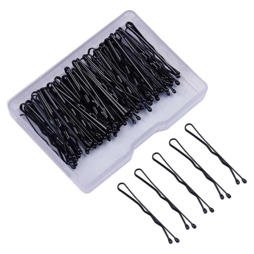 300 Pasadores de Metal Negro 3.5 cm Antideslizantes ccHuDE