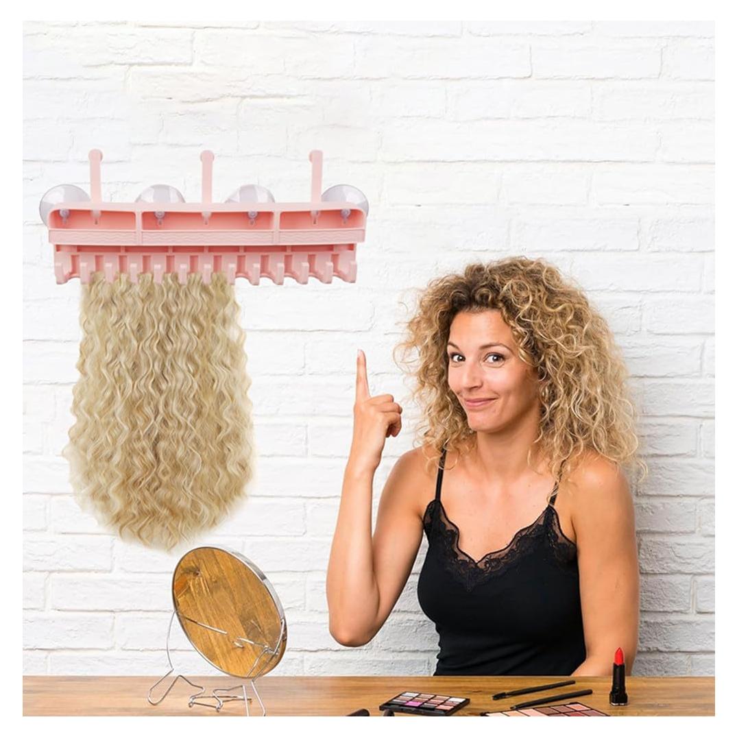 Soporte para Extensiones de Cabello SPEALLOY Rosa Silicona 360g