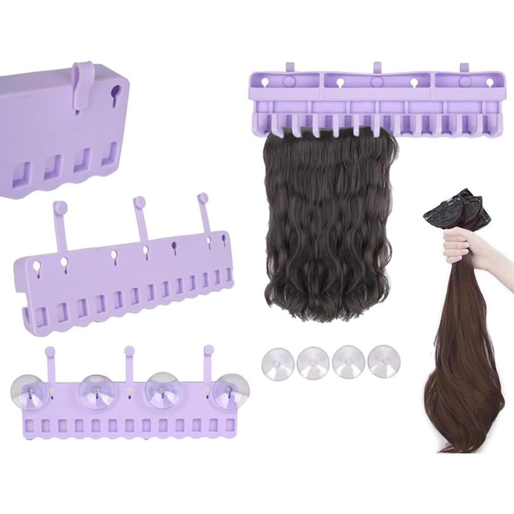 Soporte para Extensiones de Cabello SPEALLOY Rosa Silicona 360g