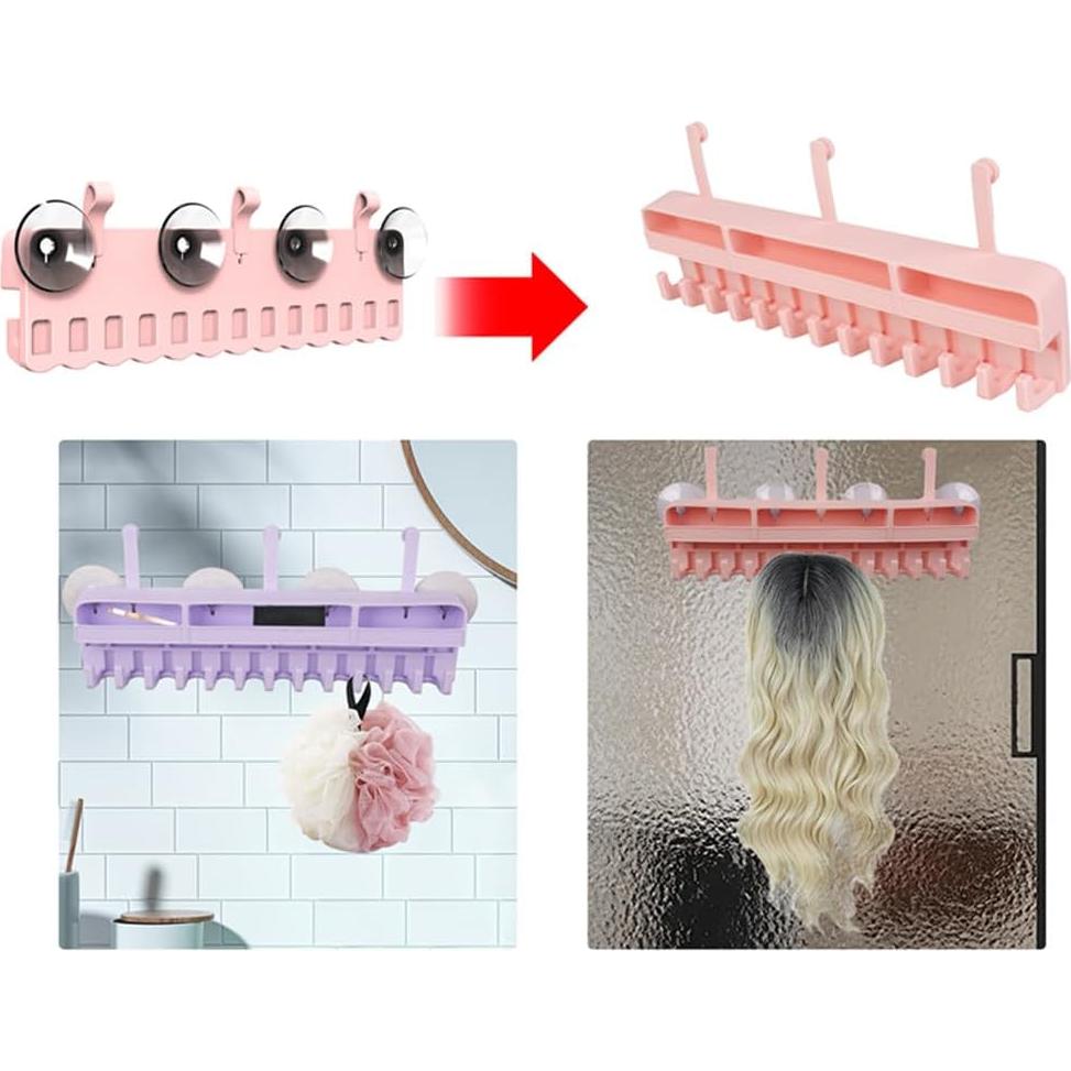 Soporte para Extensiones de Cabello SPEALLOY Rosa Silicona 360g