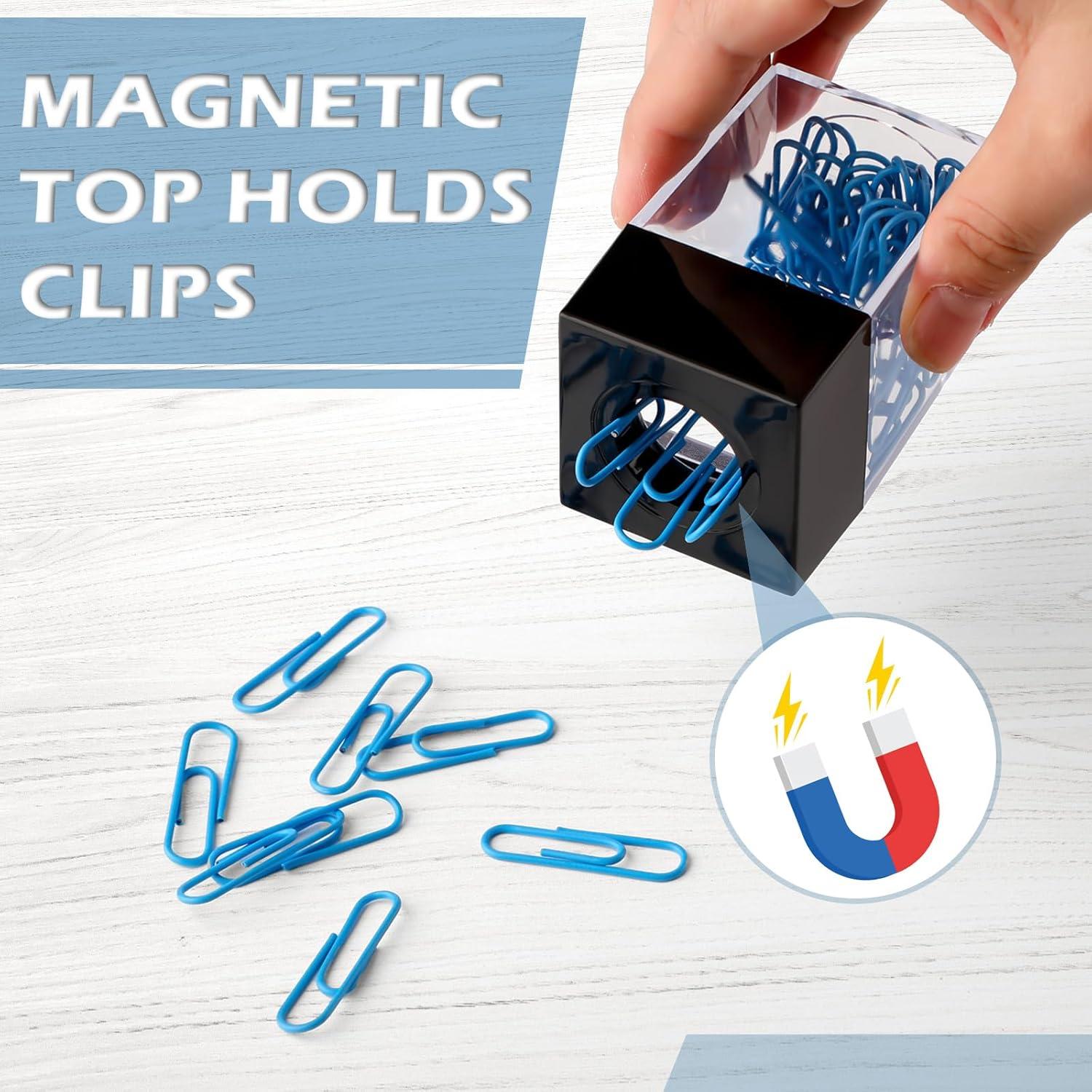 Dispensador de Clips Magnéticos Seajan 12 Unidades Negro