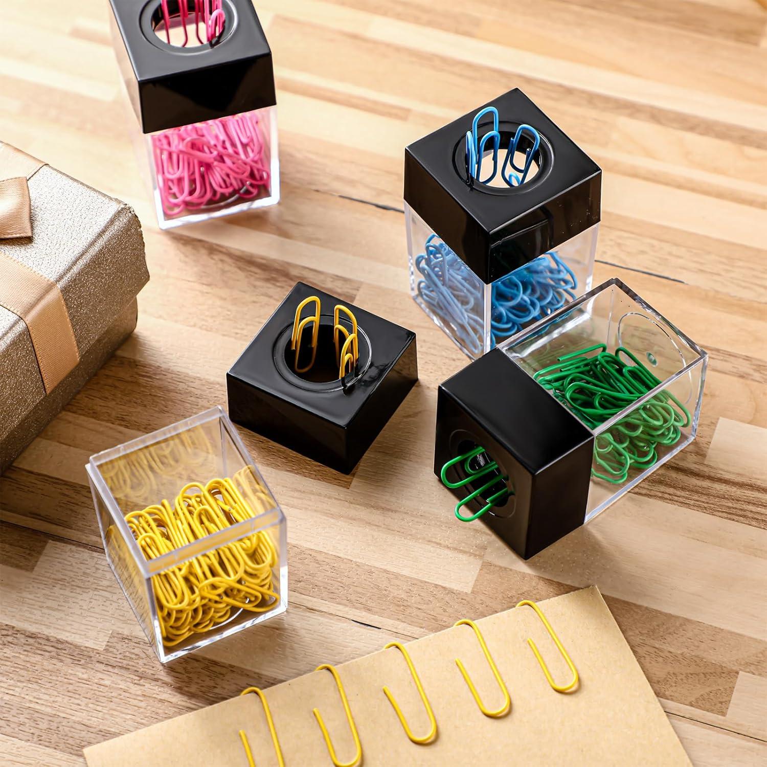 Dispensador de Clips Magnéticos Seajan 12 Unidades Negro