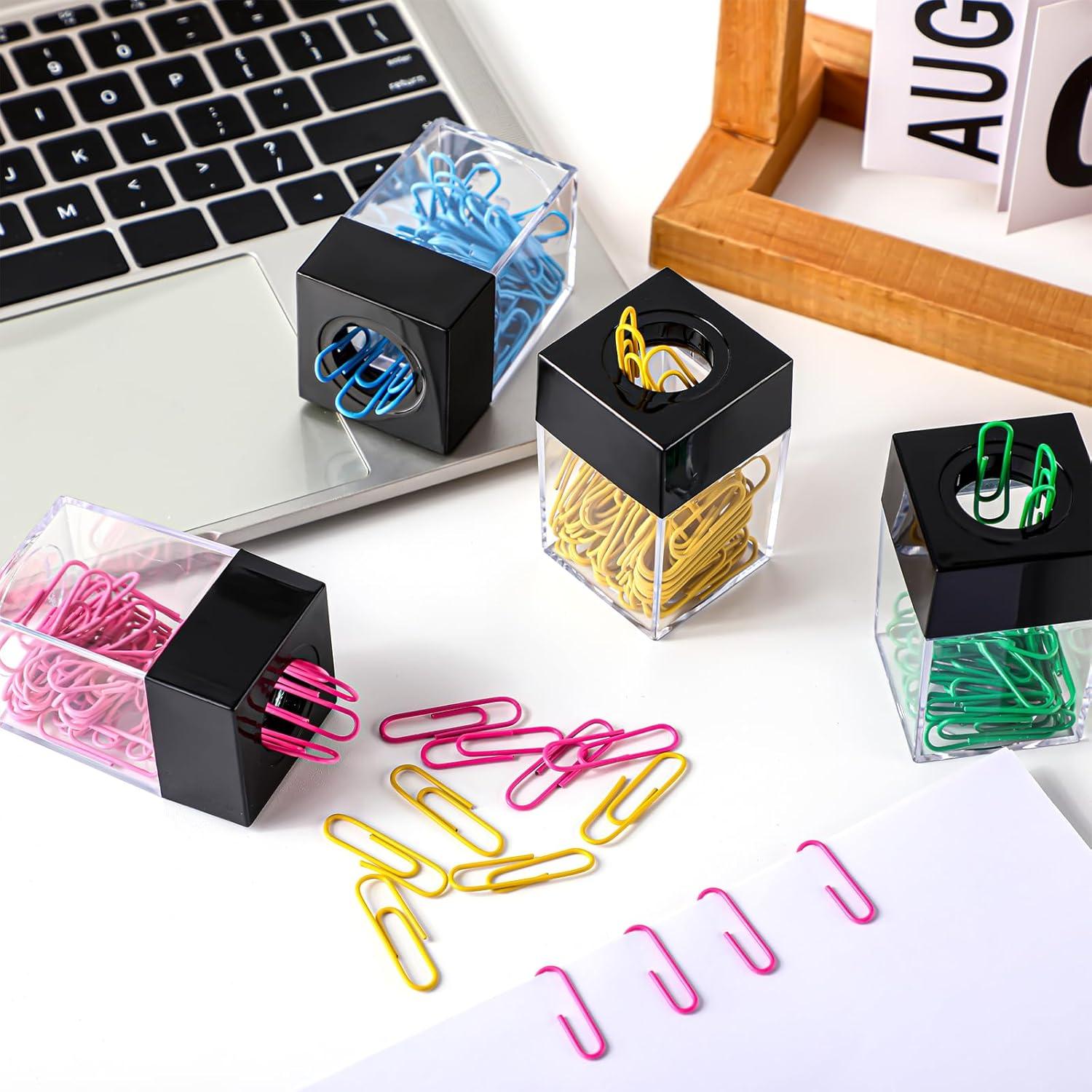 Dispensador de Clips Magnéticos Seajan 12 Unidades Negro