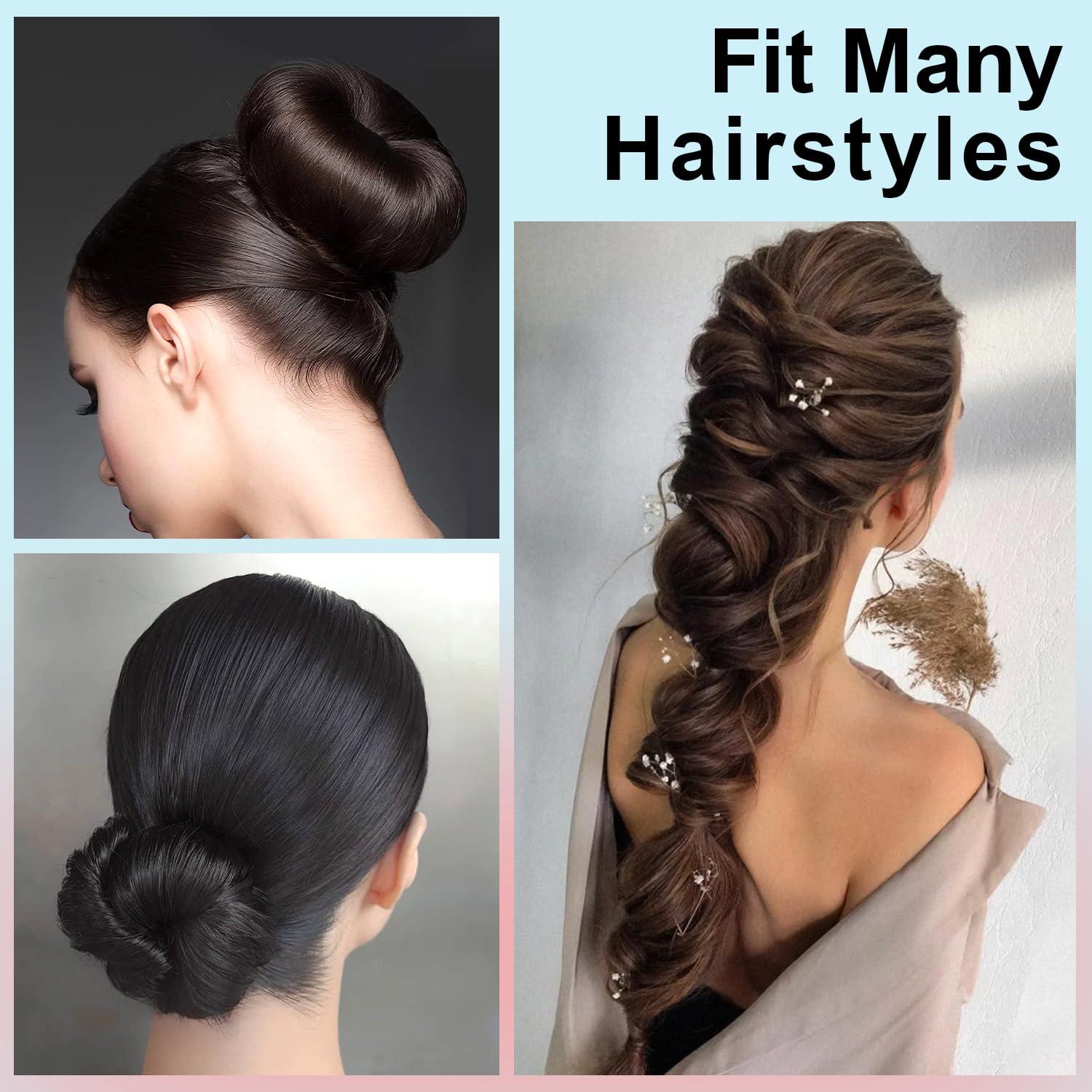 Pinzas para Cabello en U TsMADDTs 100 Pcs Doradas 6.1 cm