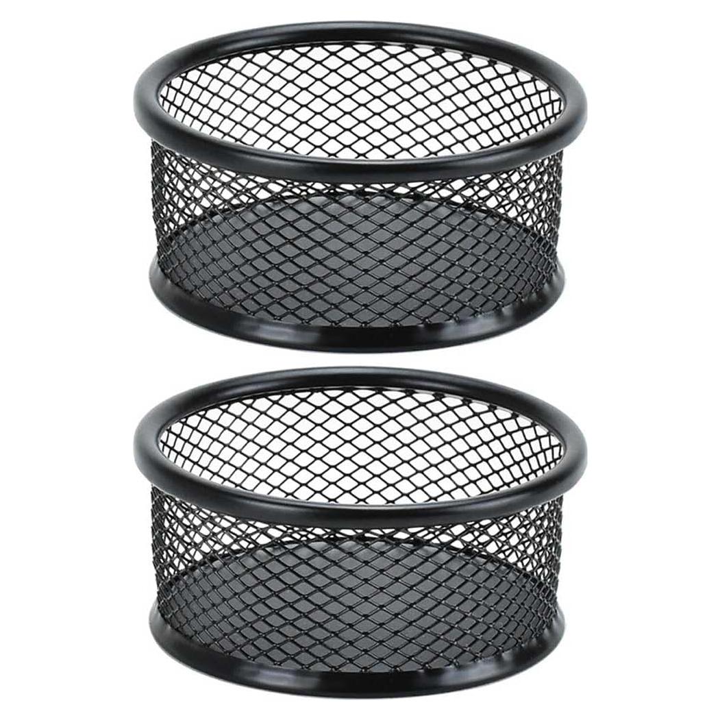 Soporte de Clip de Papel Metal Teensery 2 Pcs Negro 9x4 cm